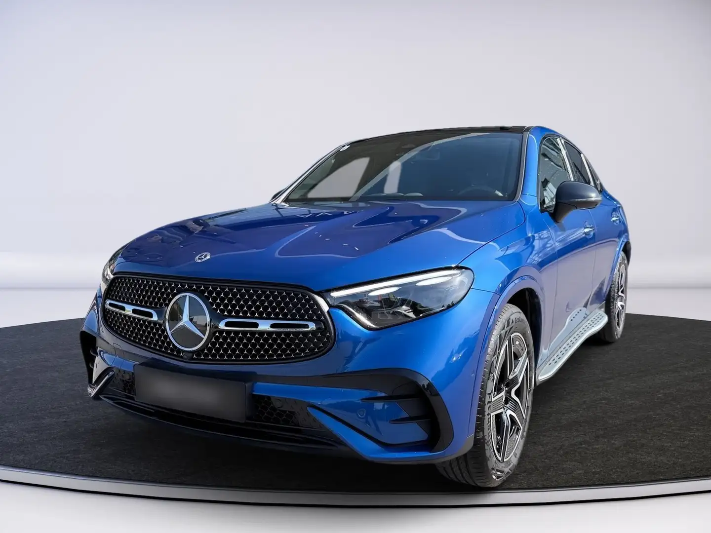 Mercedes-Benz GLC 220 d 4MATIC Coupé AMG Line AHK Pano Night Blau - 2