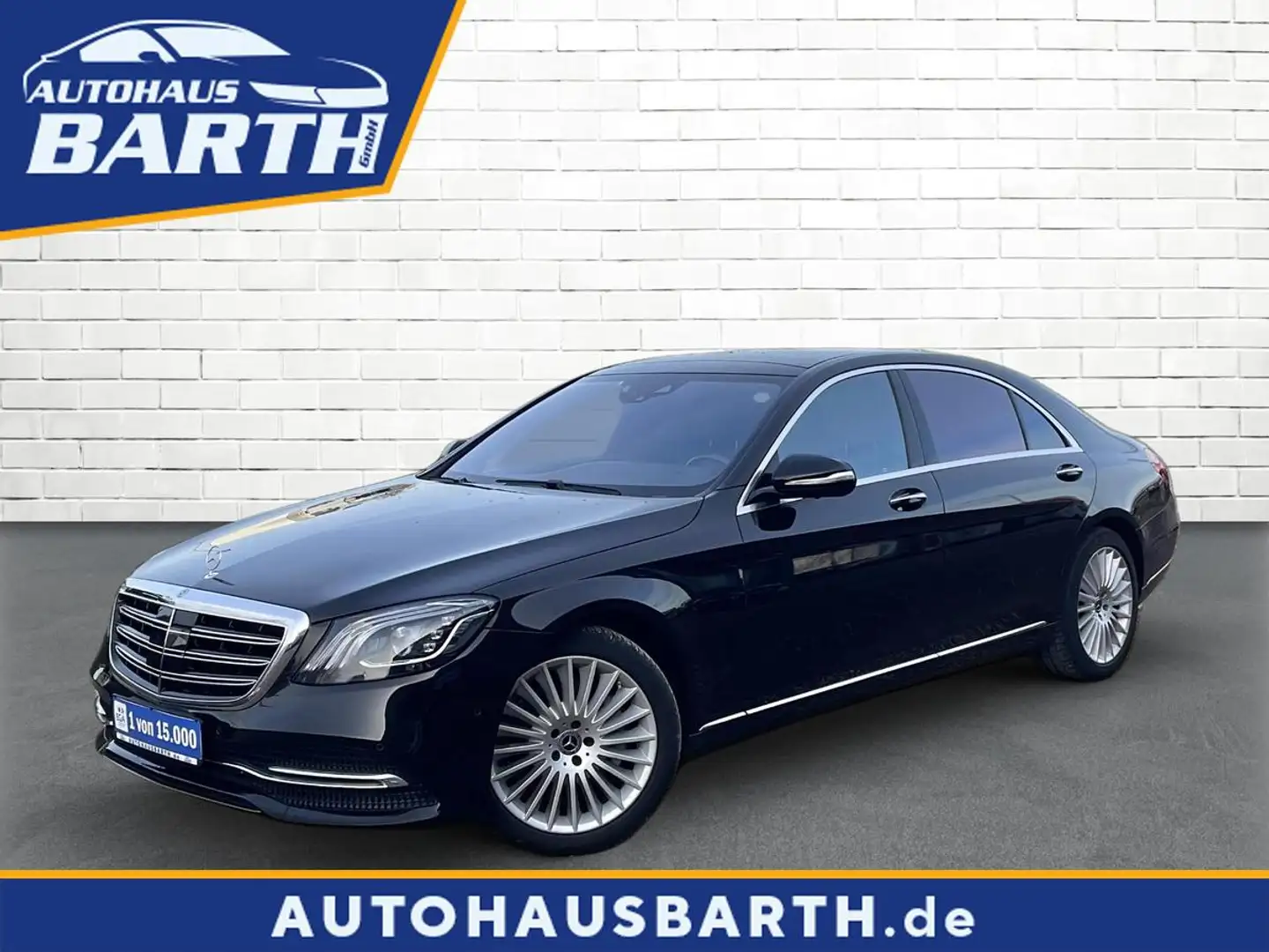 Mercedes-Benz S 450 4Matic lang *LED*SHZ*RFK*AUT*NAVI Noir - 1