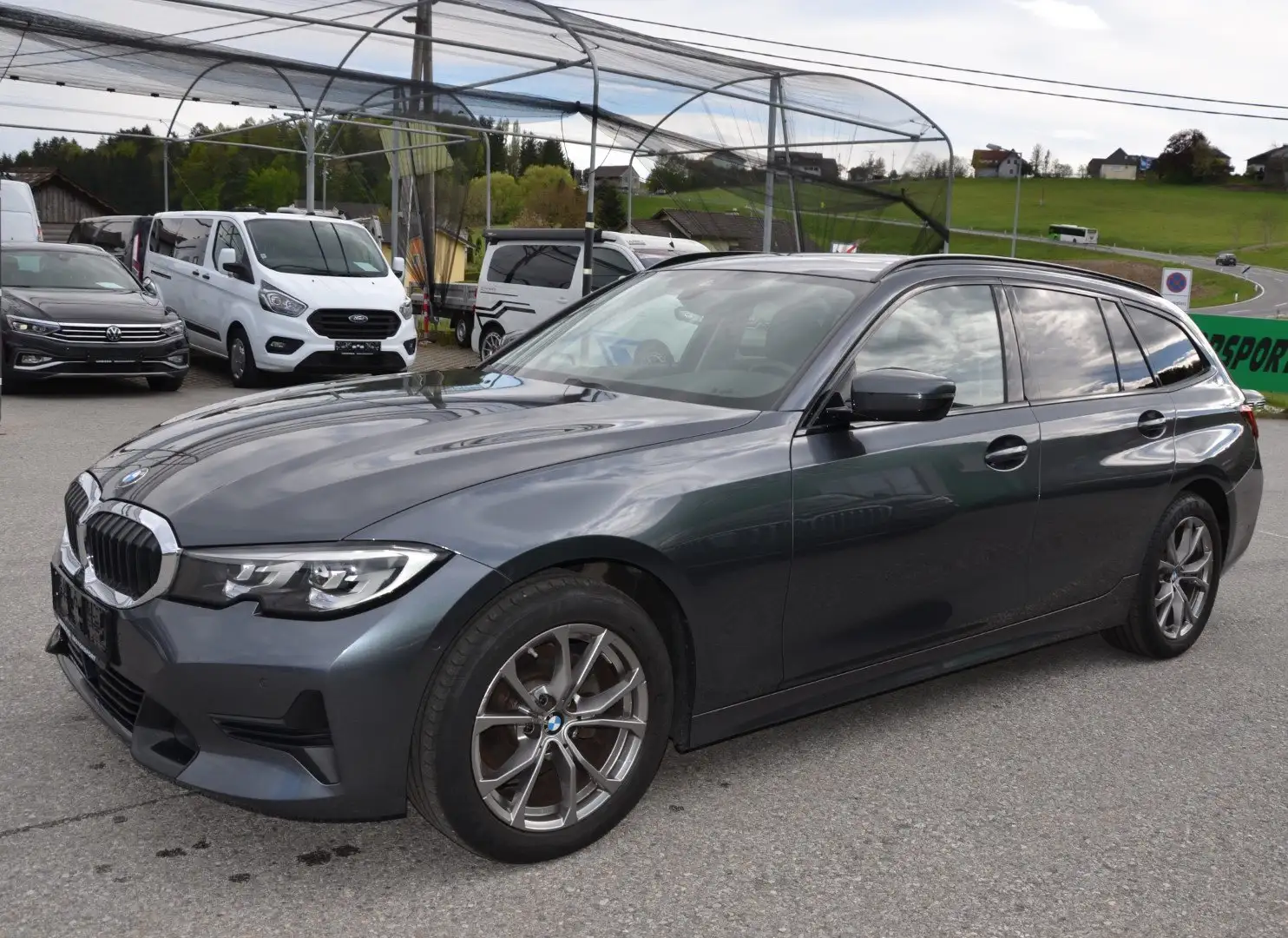 BMW 320 320d xDrive Touring 48 V Aut. Sport-Line LED 1.BE Grau - 2