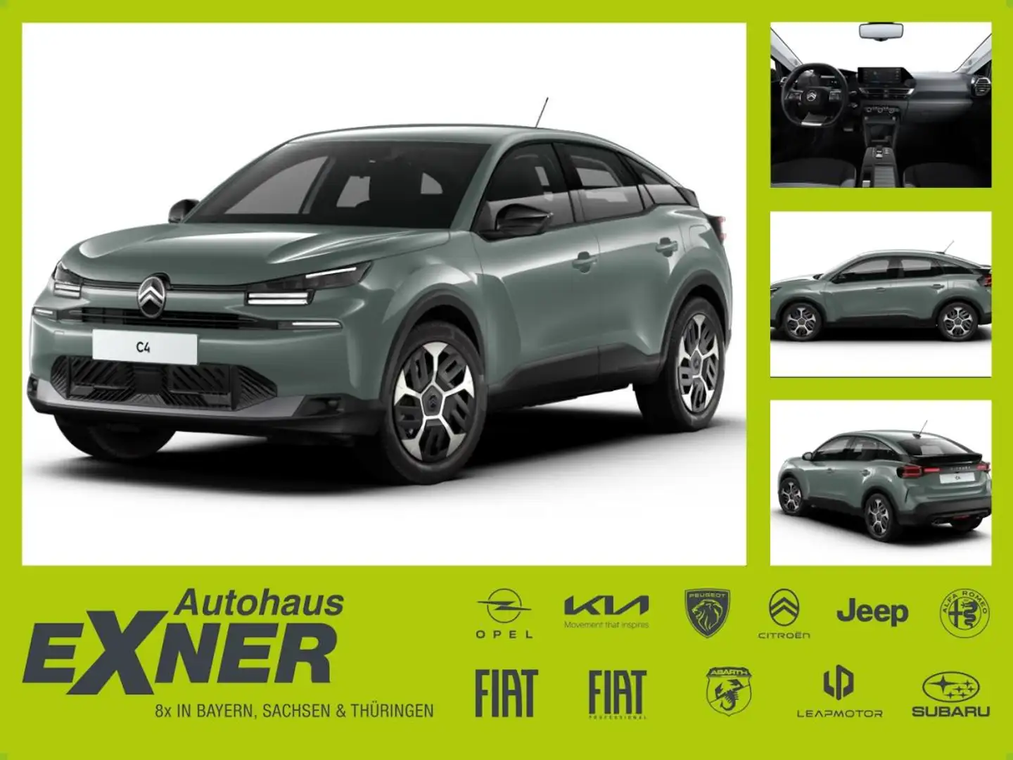 Citroen C4 PLUS | FREI KONFIGURIERBAR | Privat Grün - 1
