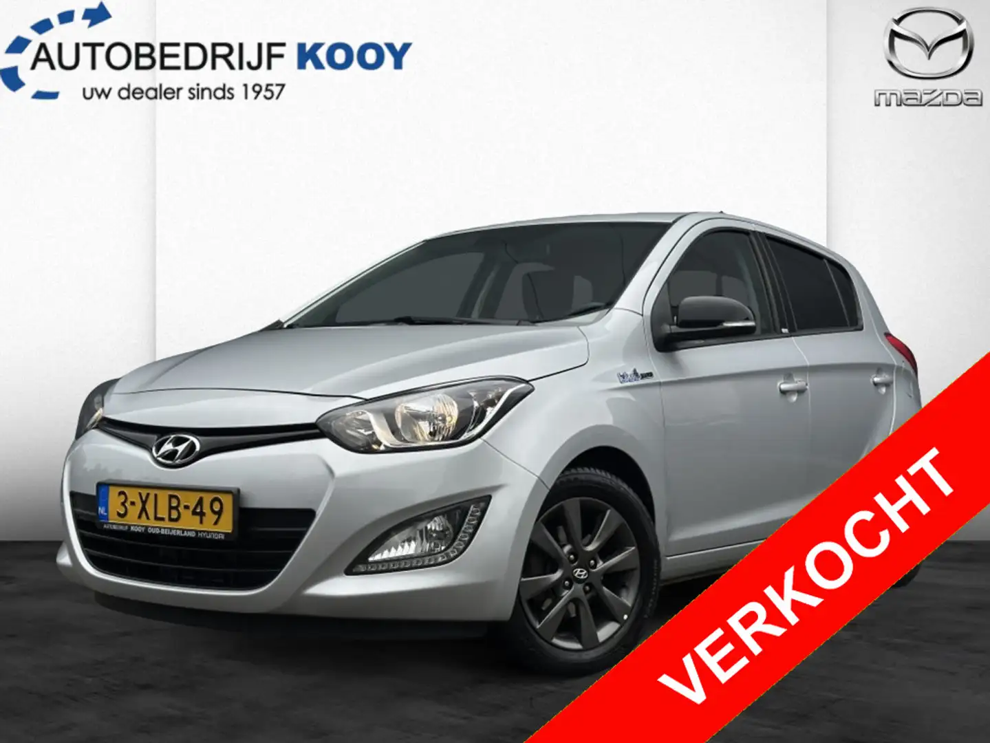 Hyundai i20 1.2i Go! Plus / dealeronderhouden! Grijs - 1