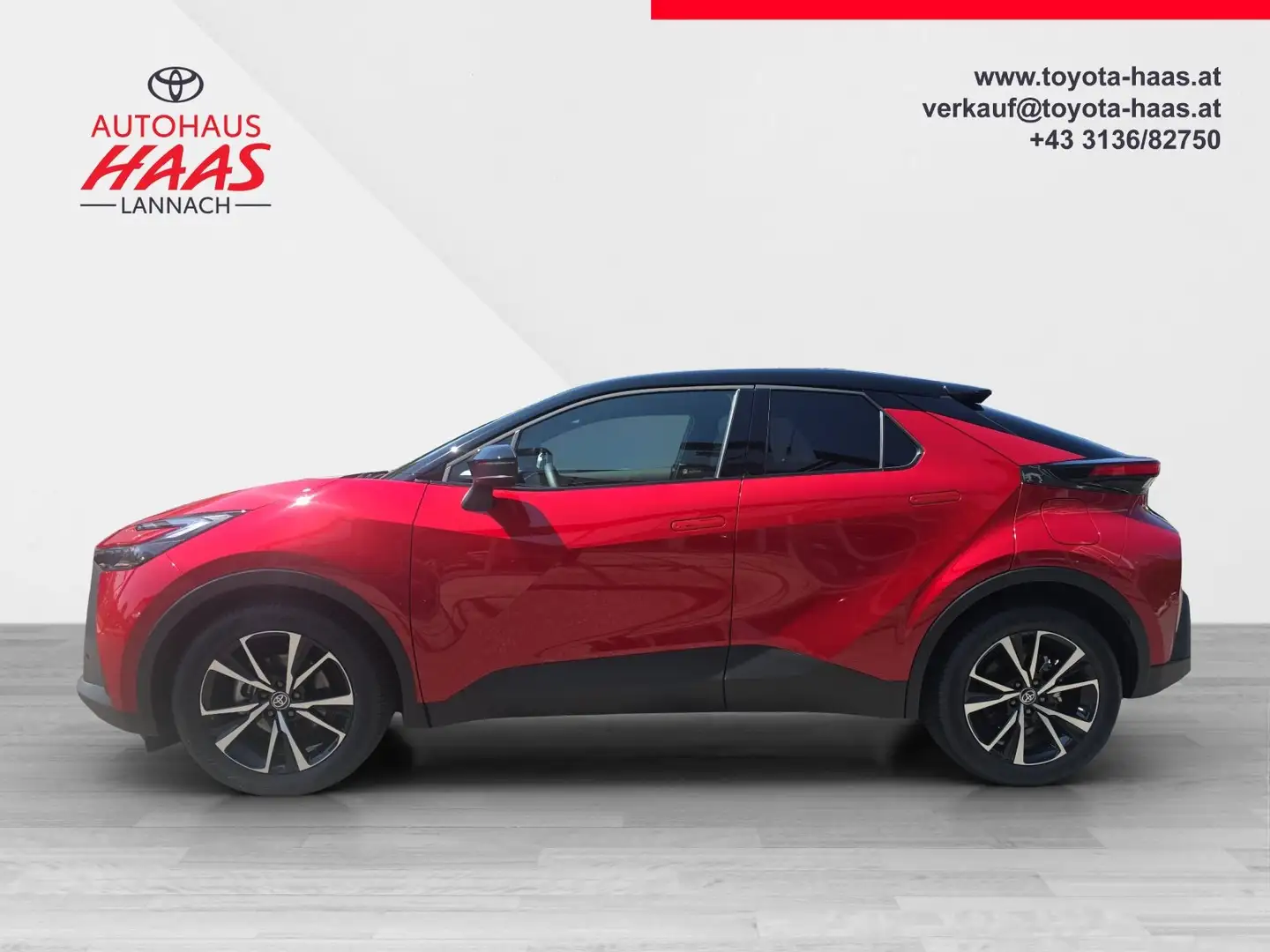 Toyota C-HR 1,8 Hybrid E-CVT Active Drive Rood - 2