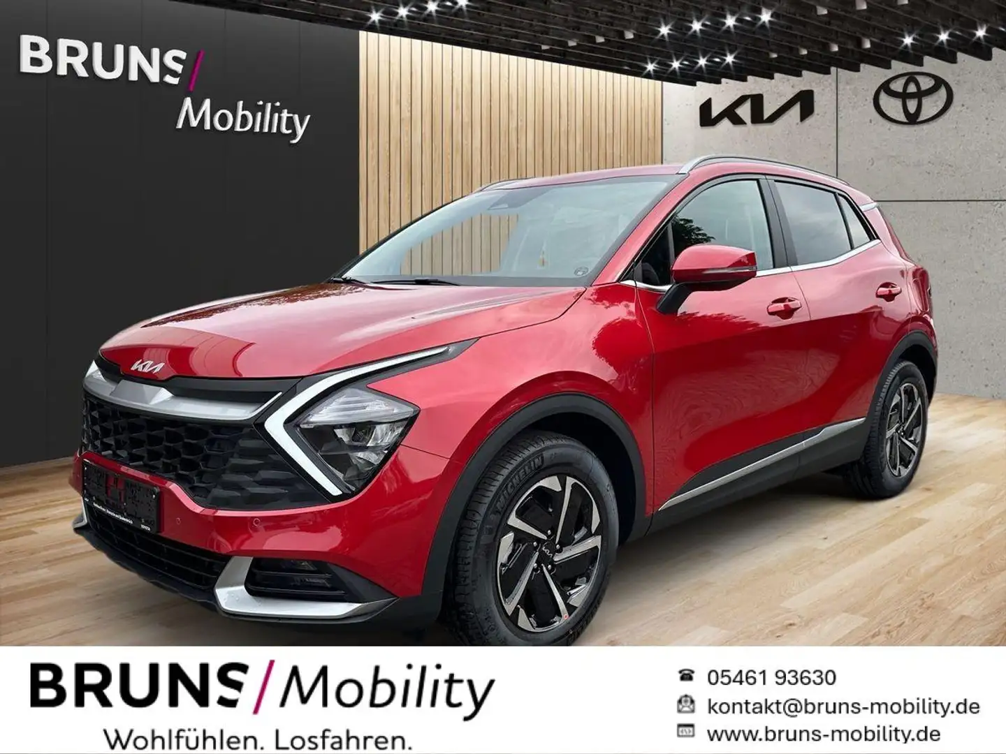 Kia Sportage 1.6T VISION AWD DCT, KOMFORT-PAKET Rood - 1