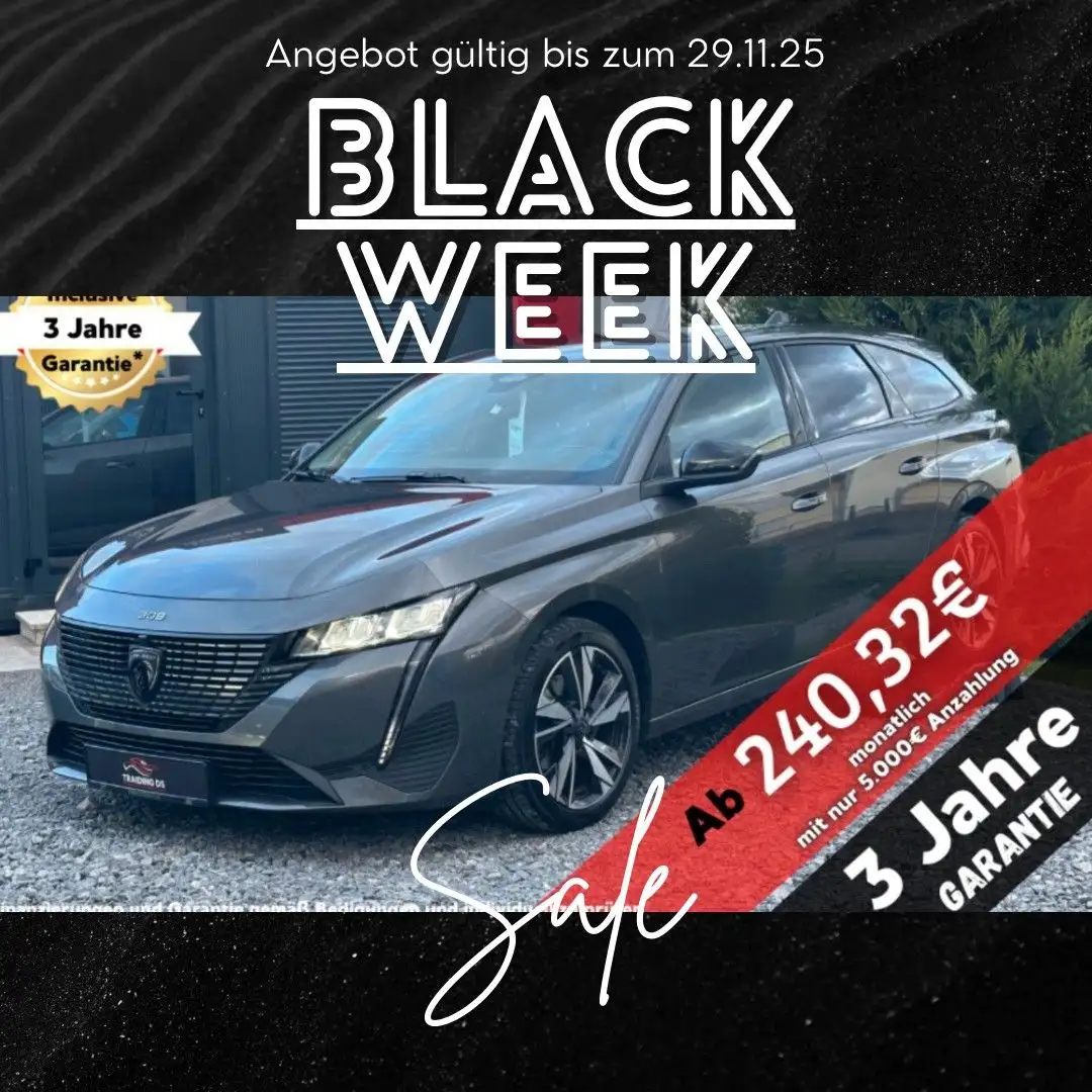Peugeot 308 SW Allure/1. HAND /AHK /TEIL-LEDER /GARANTIE Grau - 1