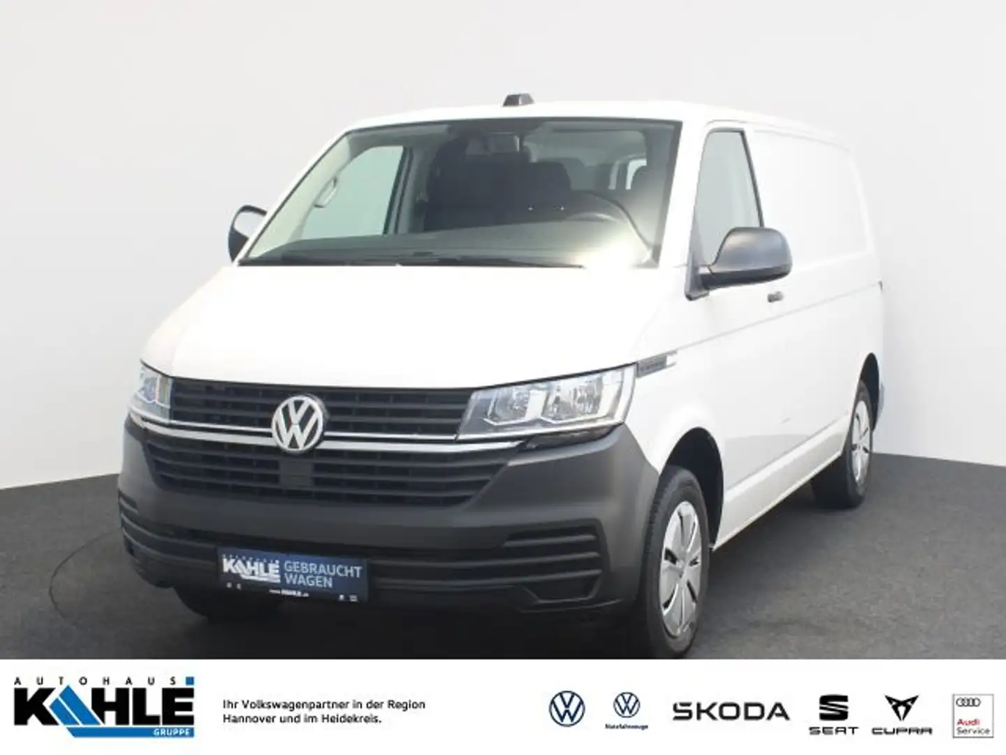 Volkswagen T6.1 Transporter Kasten KR 2.0 TDI EcoProfi AHK Klima RFK App-Conne Blanc - 1