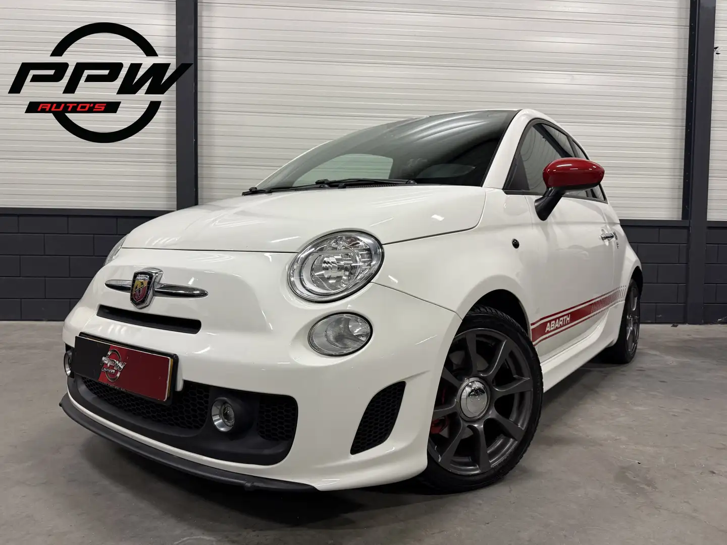 Fiat 500 Abarth 1.4 T-Jet 160PK Aut. CARPLAY/BOMBARDONE 2.0/VOL-LE Wit - 1