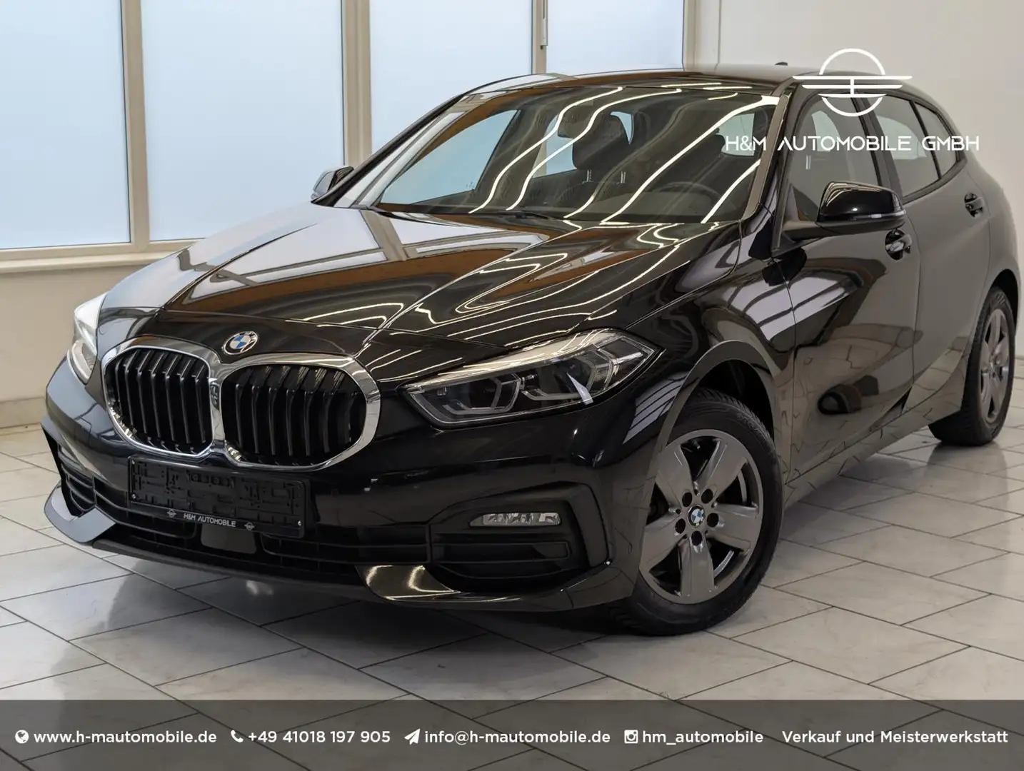 BMW 118 i Advantage-Kamera/LED/Automatik/Klimaauto Schwarz - 1