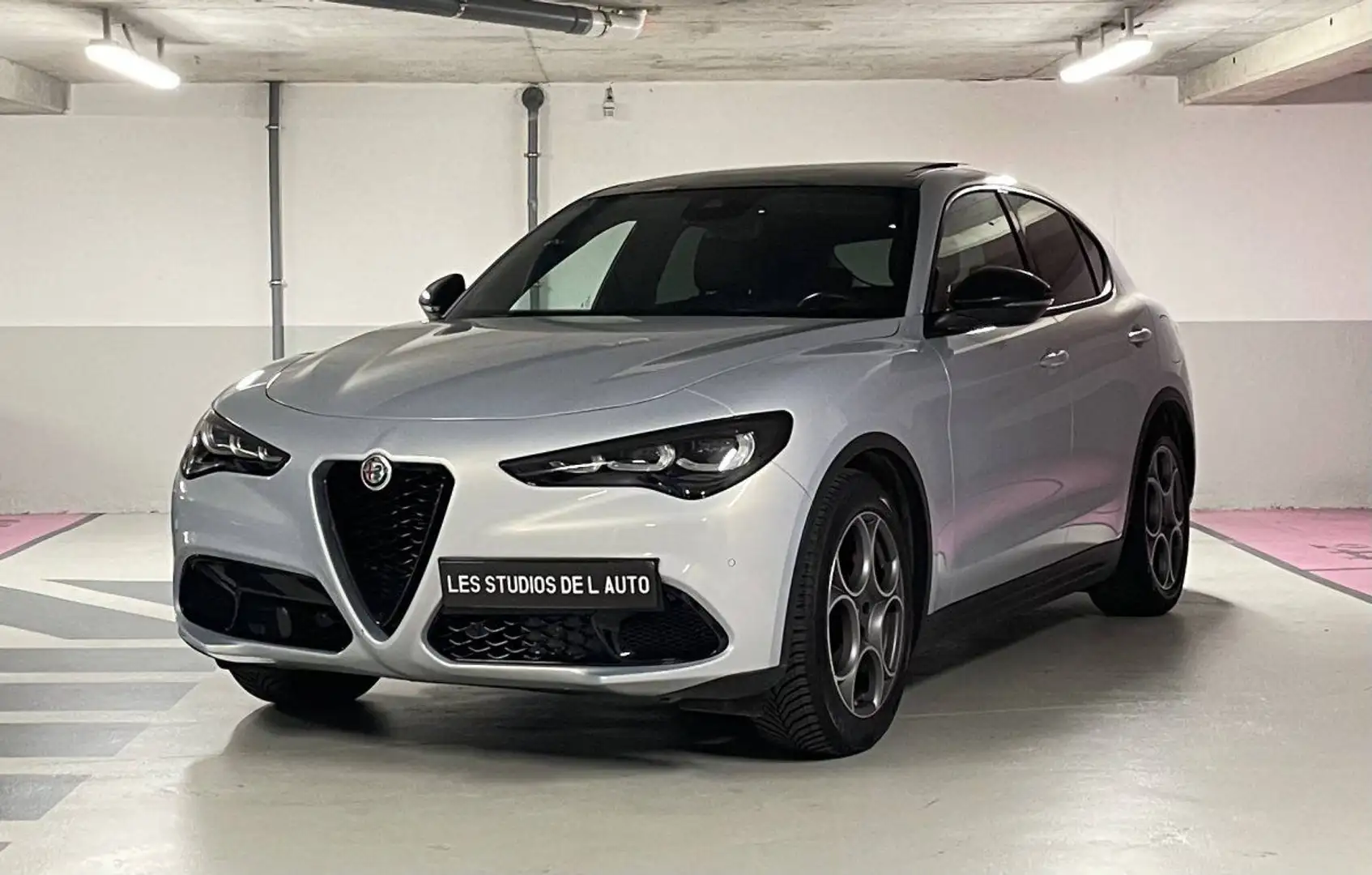 Alfa Romeo Stelvio 2.2 Diesel 160ch Sprint AT8 Gris - 1