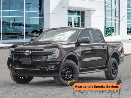 Black 2026 Ford Ranger Pickup Truck Four-Wheel Drive Automatic