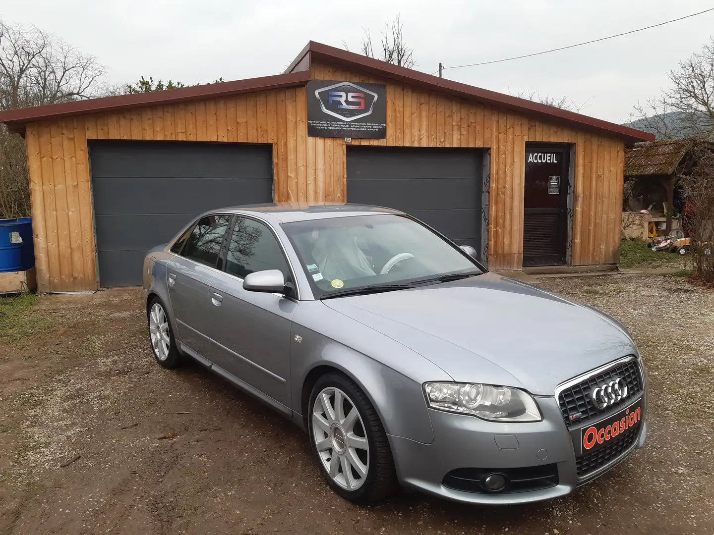 Audi A4 A4 3.2 FSI S-Line Quattro Tiptronic A Argent - 1