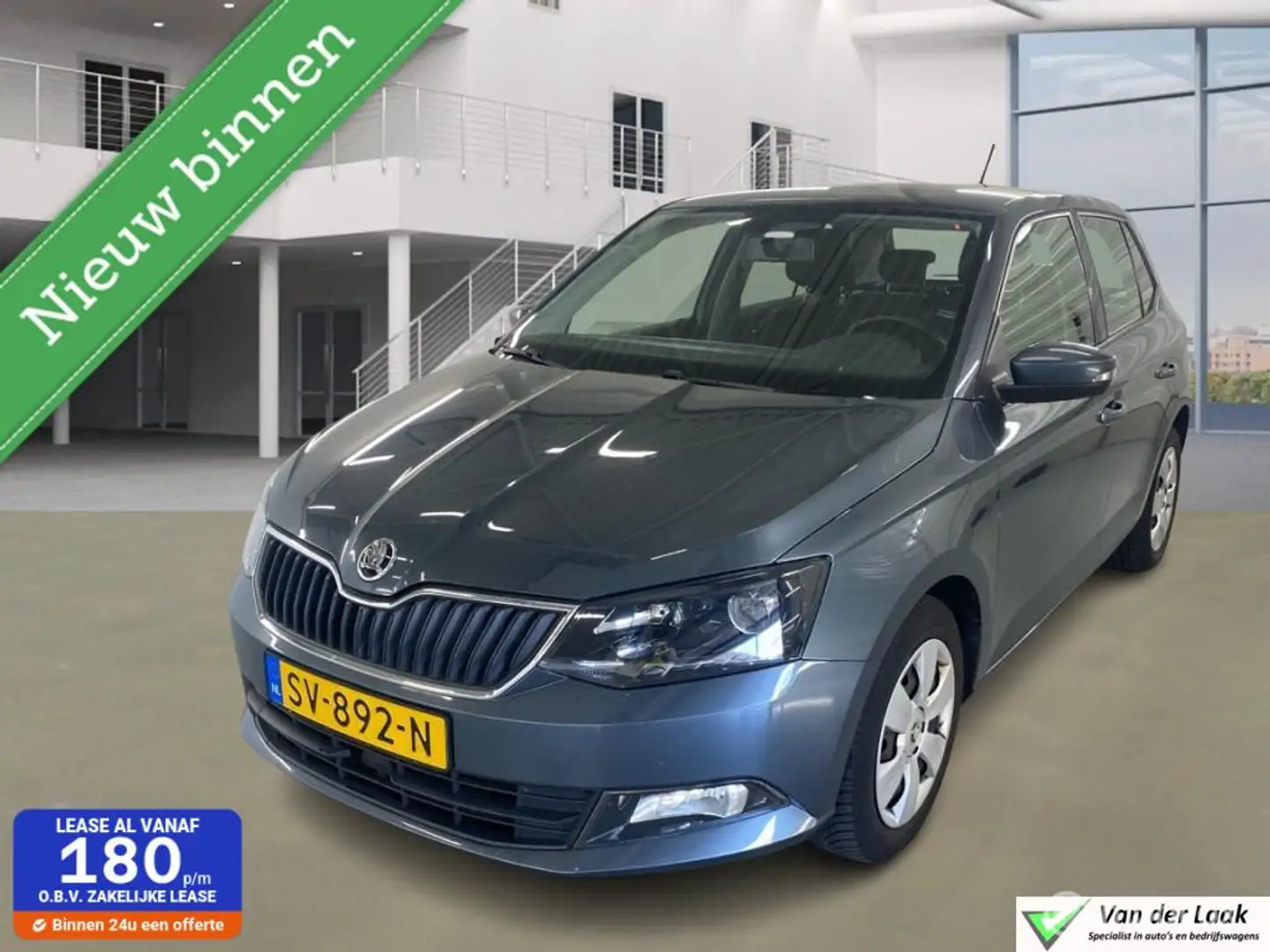 Skoda Fabia 1.0 TSI Ambition | 1e Eigenaar | NL Auto | Airco | Grijs - 1
