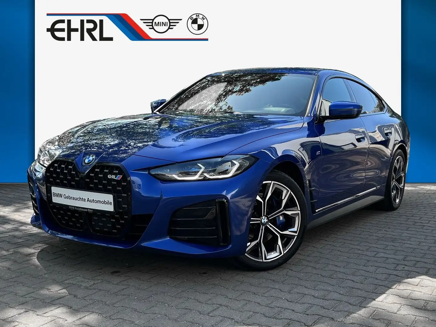 BMW 420 d GRAN COUPÉ M SPORT PRO H&K LASER AHK Bleu - 1