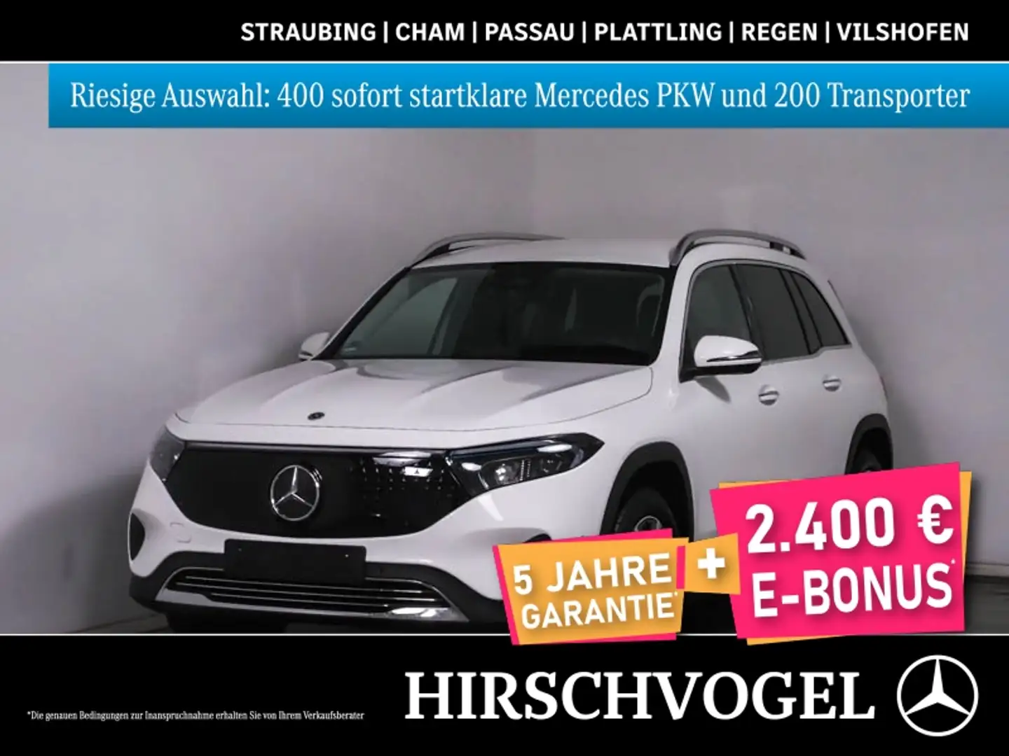 Mercedes-Benz EQB 350 4M Progressive+3.Sitzreihe+DISTR+KEYLESS Weiß - 1