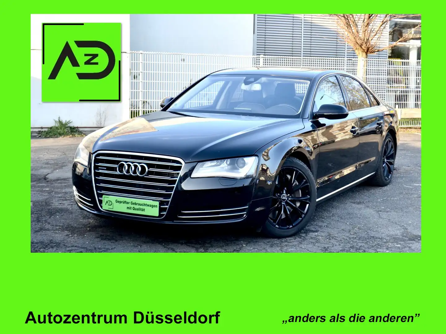 Audi A8 4.2 TDI V8 *MASSAGE-SITZE*SOLARSCHIEBEDACH* Noir - 1
