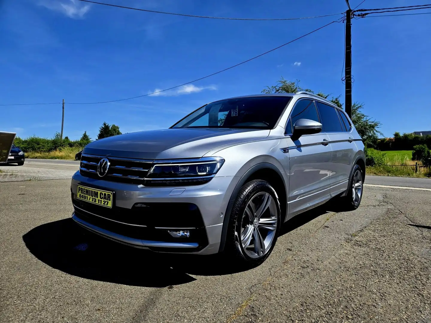 Volkswagen Tiguan Allspace 2.0 TDi SCR Platinum DSG R LINE TOIT PANORAMIQUE Gris - 2