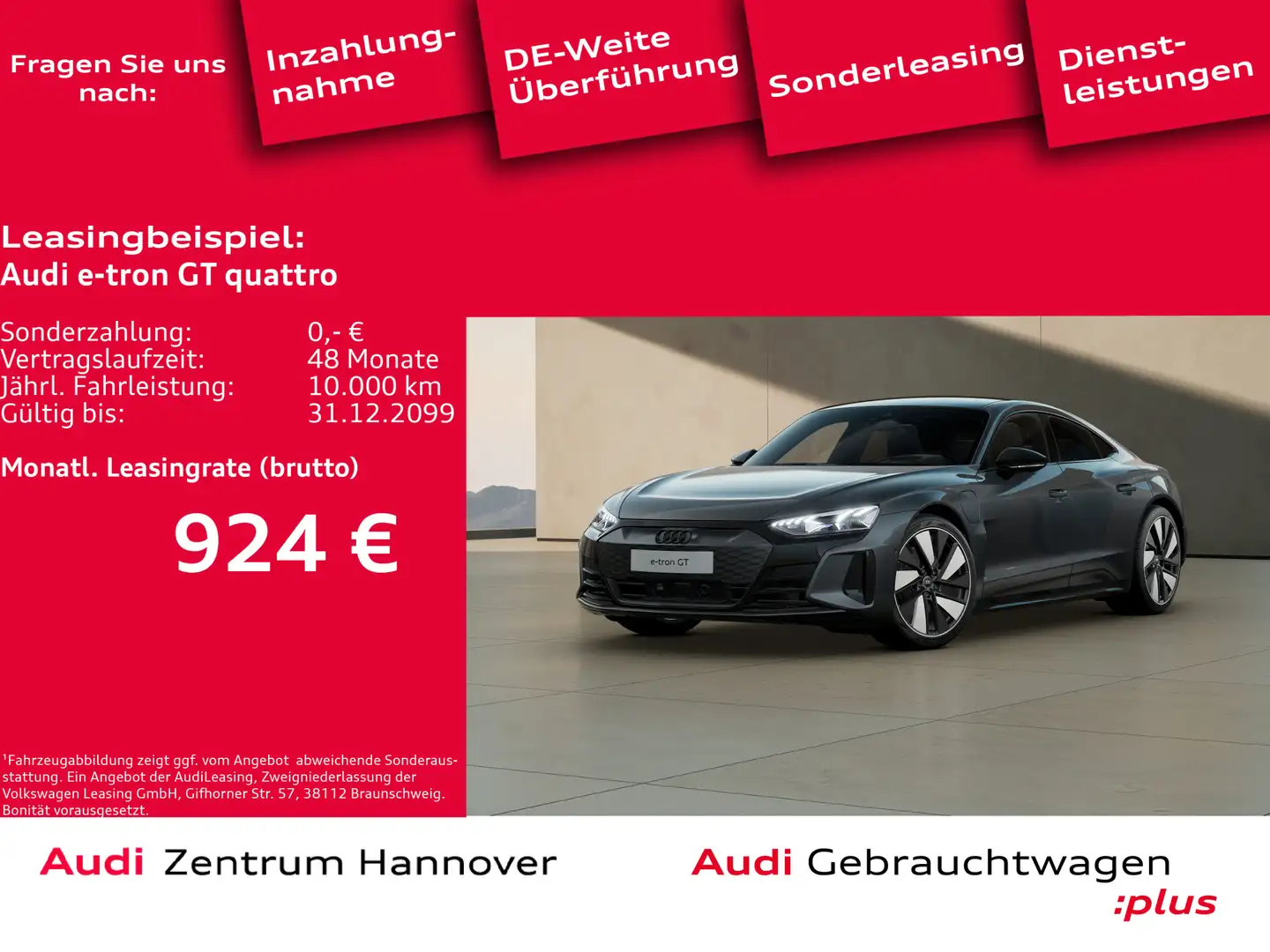 Audi e-tron GT 350kW Head-Up Laser B&O Pano Grau - 1