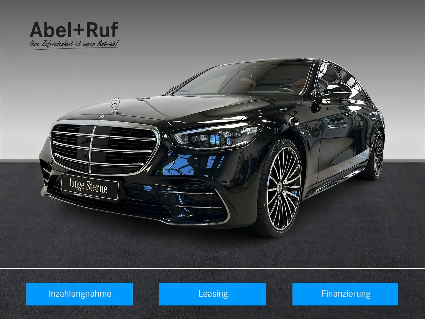 Mercedes-Benz S 400 d 4M lang AMG+DISTRO+NIGHT+Burm+Hinterachsl Schwarz - 1