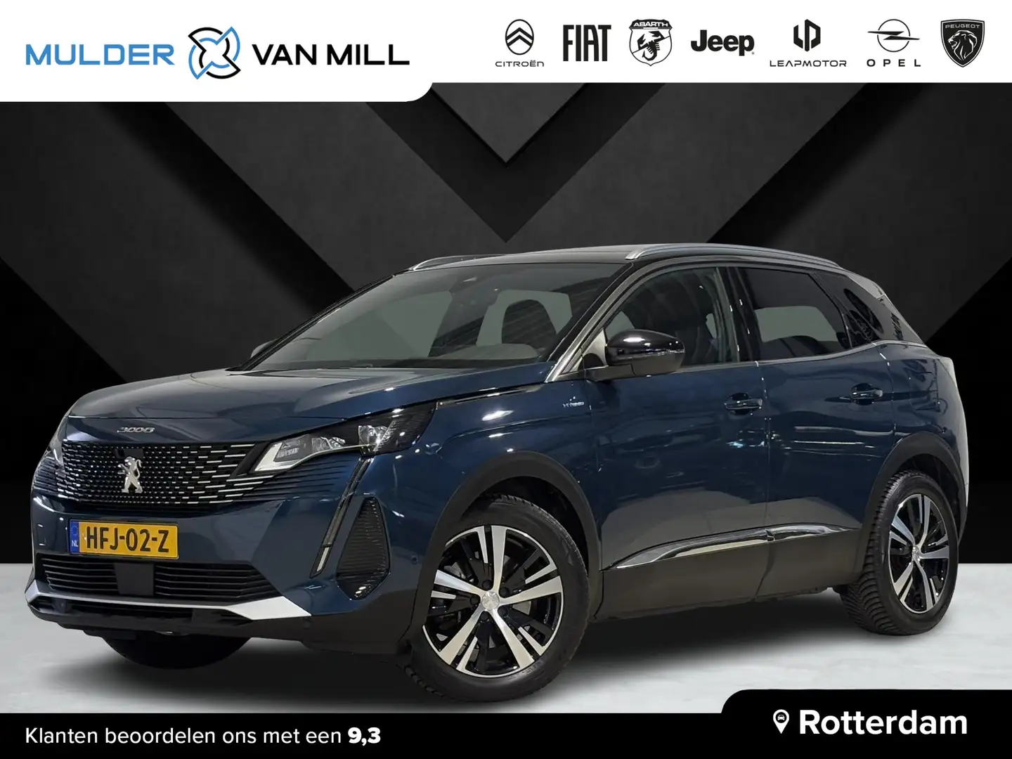 Peugeot 3008 GT 1.6 Turbo 225pk Hybrid e-EAT8 | SCHUIF/KANTELDA Blauw - 1