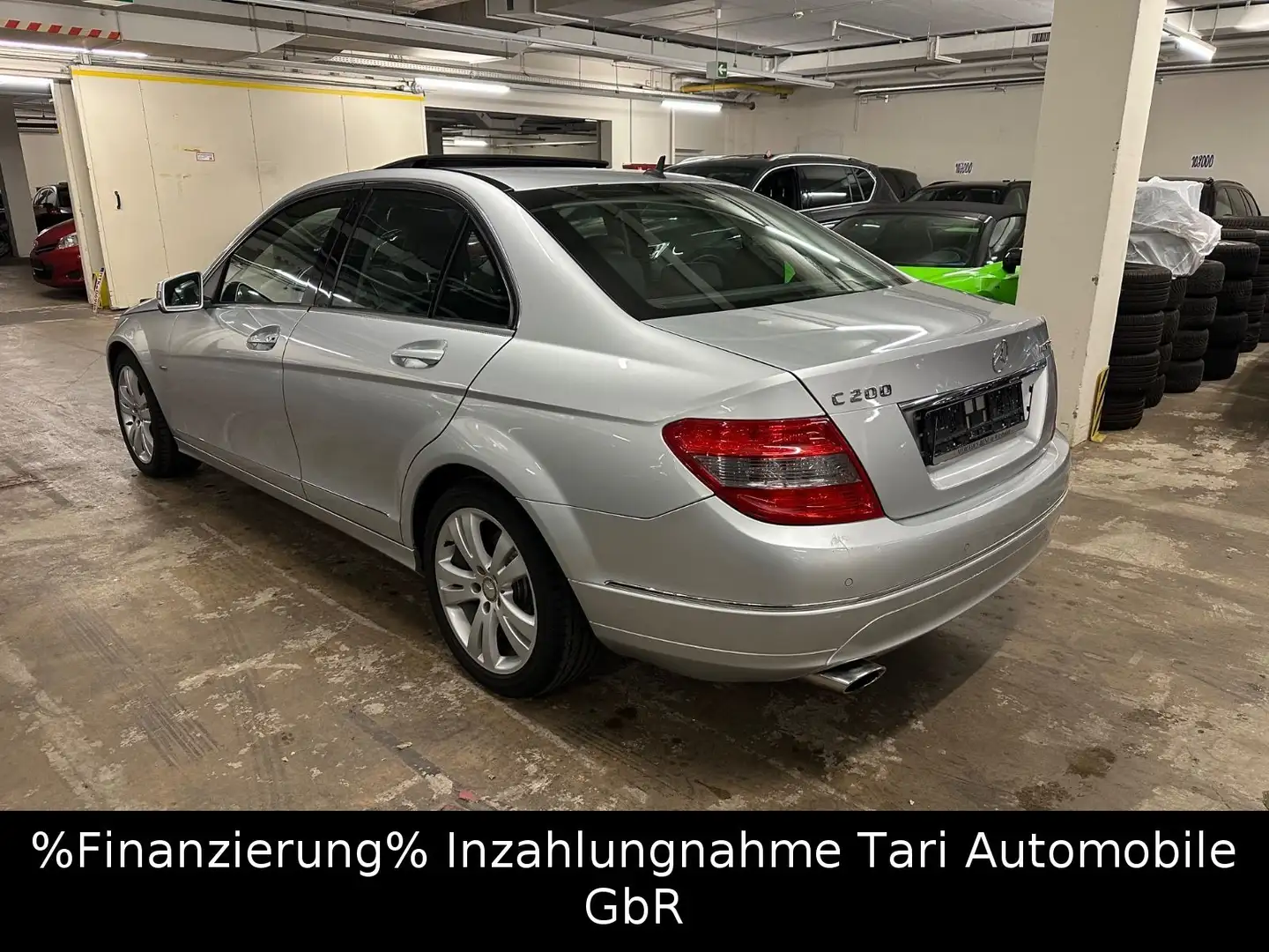 Mercedes-Benz C 200 K Avantgarde Automatik Navi, el.GSD, 2xPDC Silber - 1