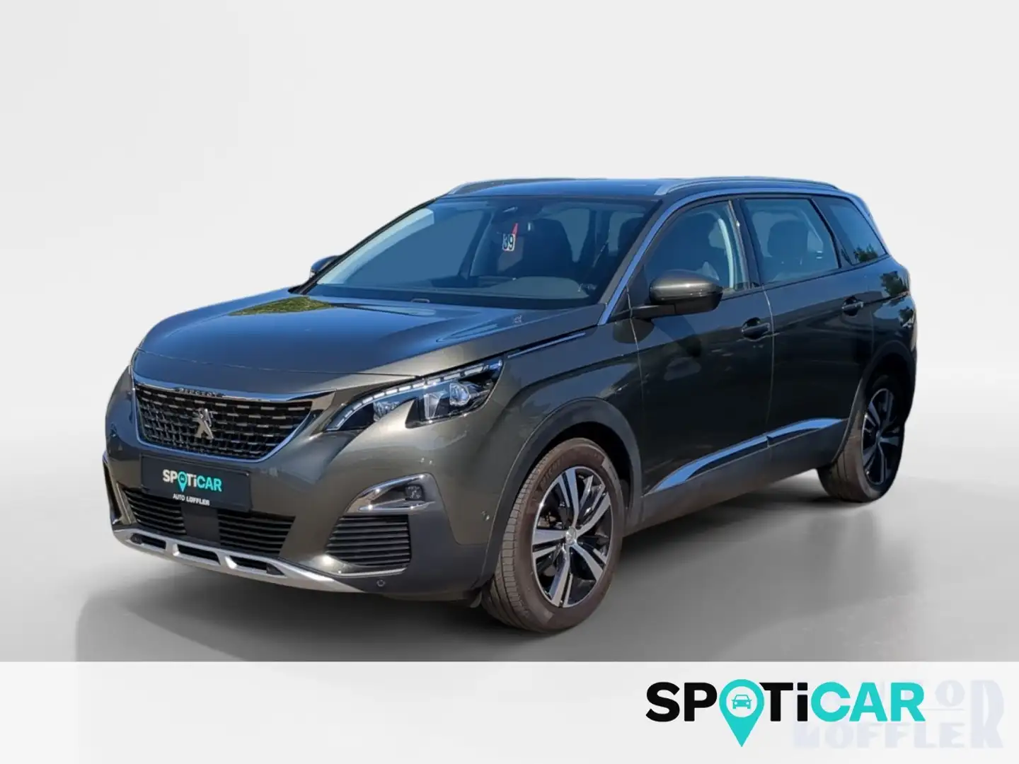 Peugeot 5008 BlueHDi 130 Allure AHK NAVI Klima Navi Grijs - 1