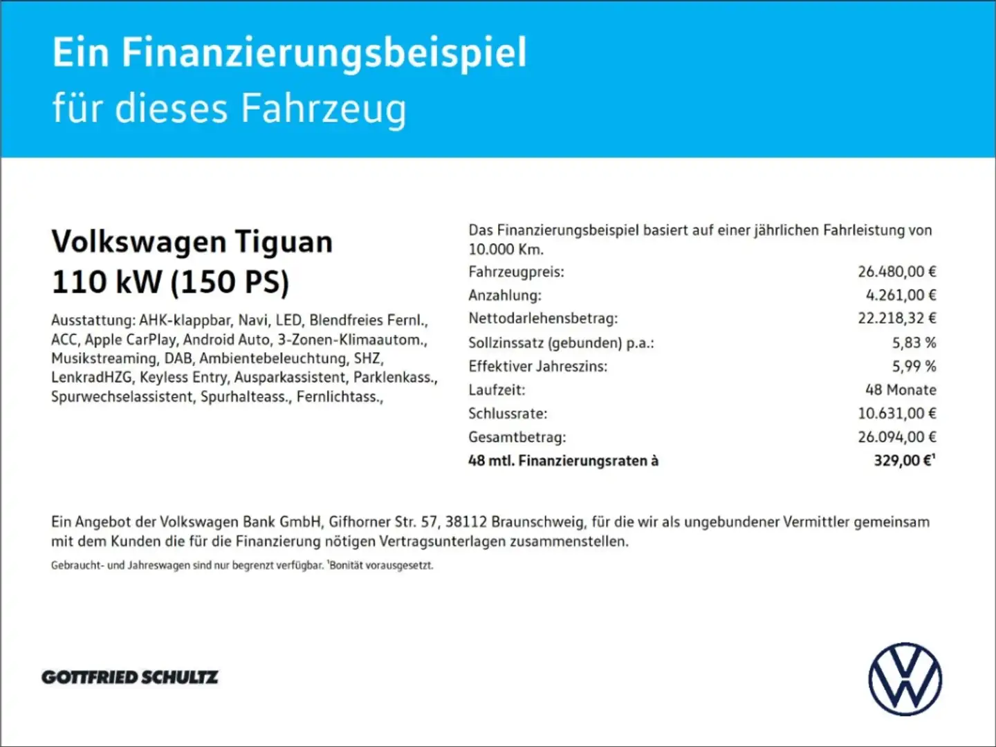 Volkswagen Tiguan 2.0 TDI DSG Life Anhängekupplung Bleu - 2