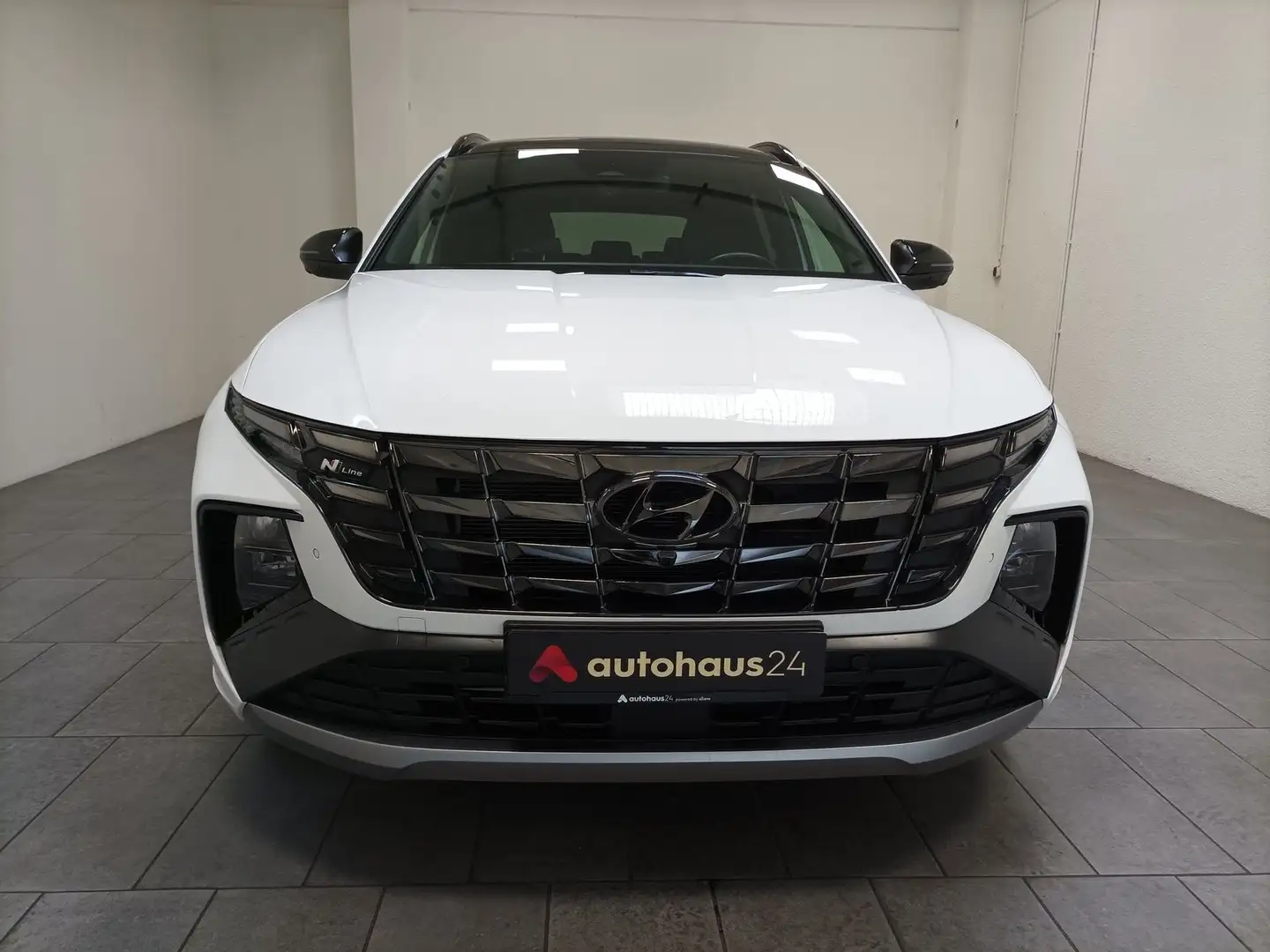 Hyundai TUCSON 1.6 T-GDI N Line 4WD|Navi|Pano|CAM|LED Weiß - 2
