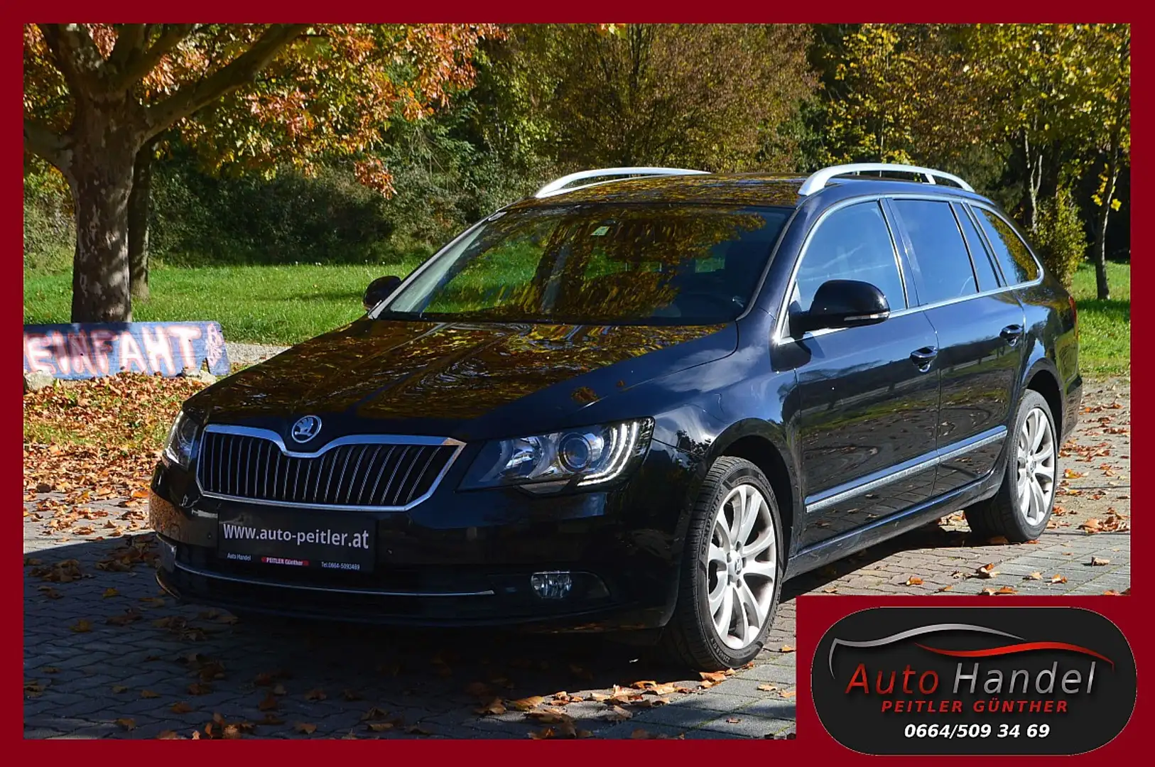Skoda Superb Combi 2,0 TDI+NAVI+AHK+XENON+SHZ+ Noir - 1