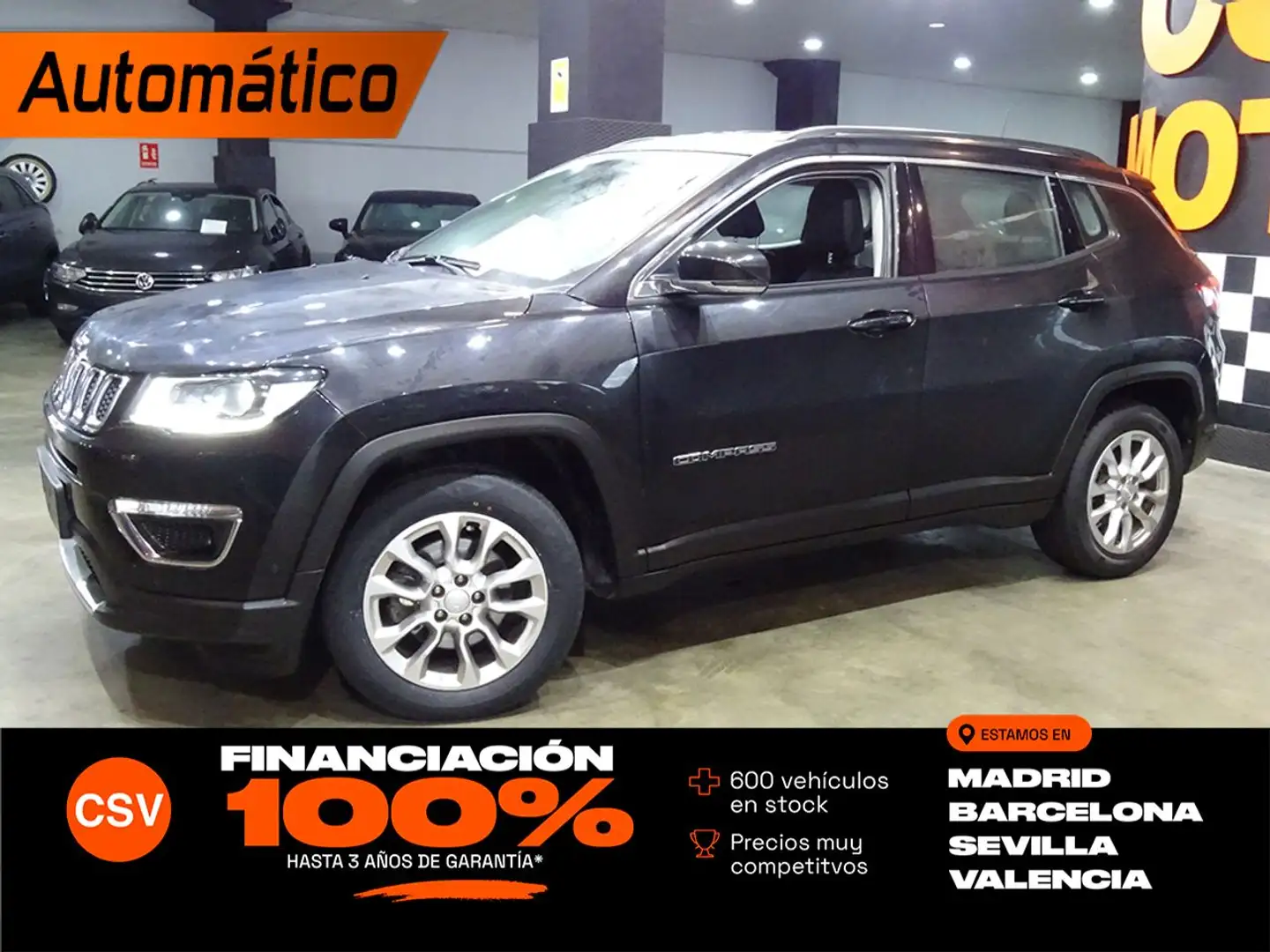 Jeep Compass 1.3 Gse T4 Limited 4x2 DCT 150 Negro - 1
