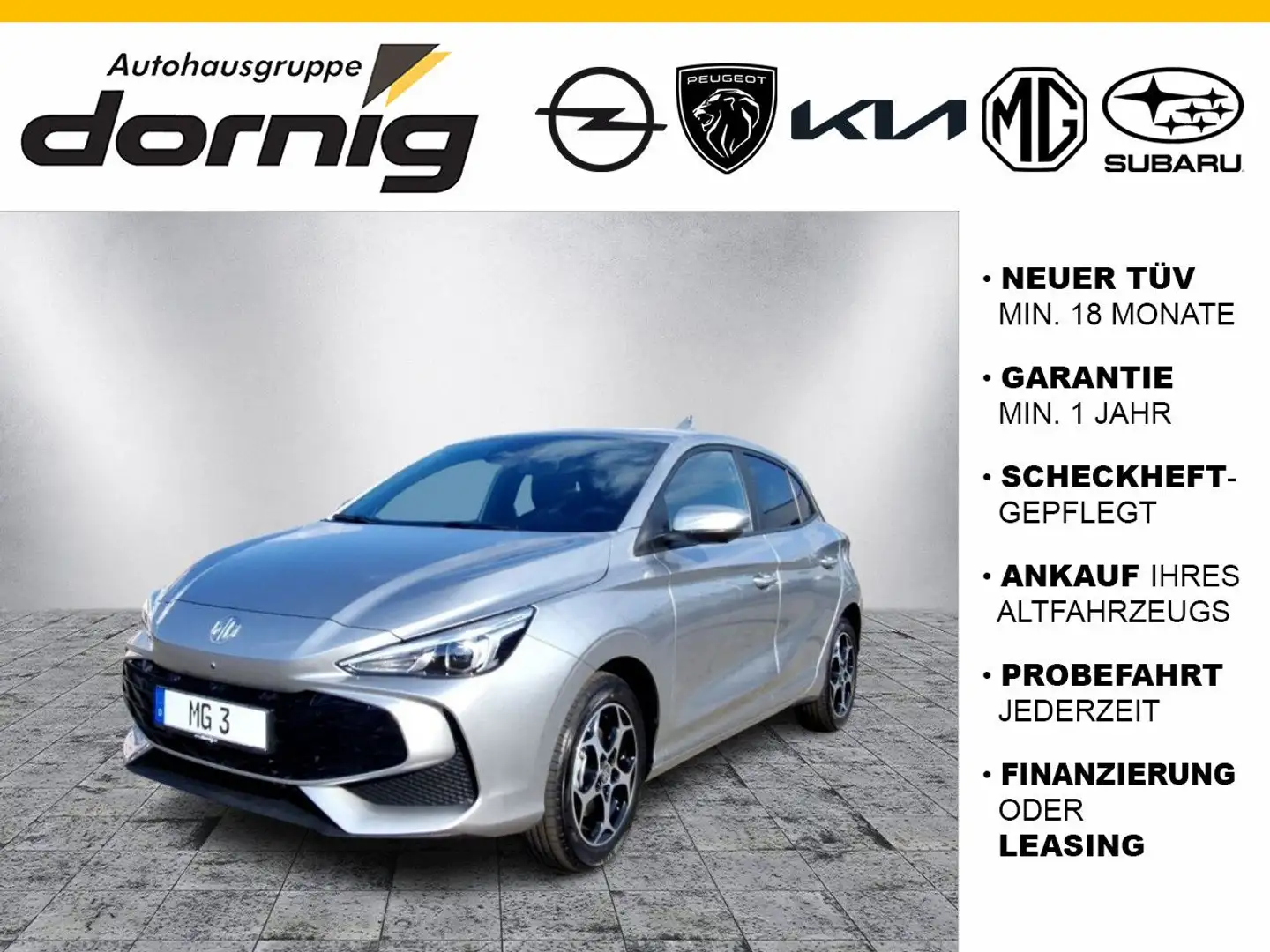 MG MG3 3 Hybrid+Luxury 1.5 Argent - 1