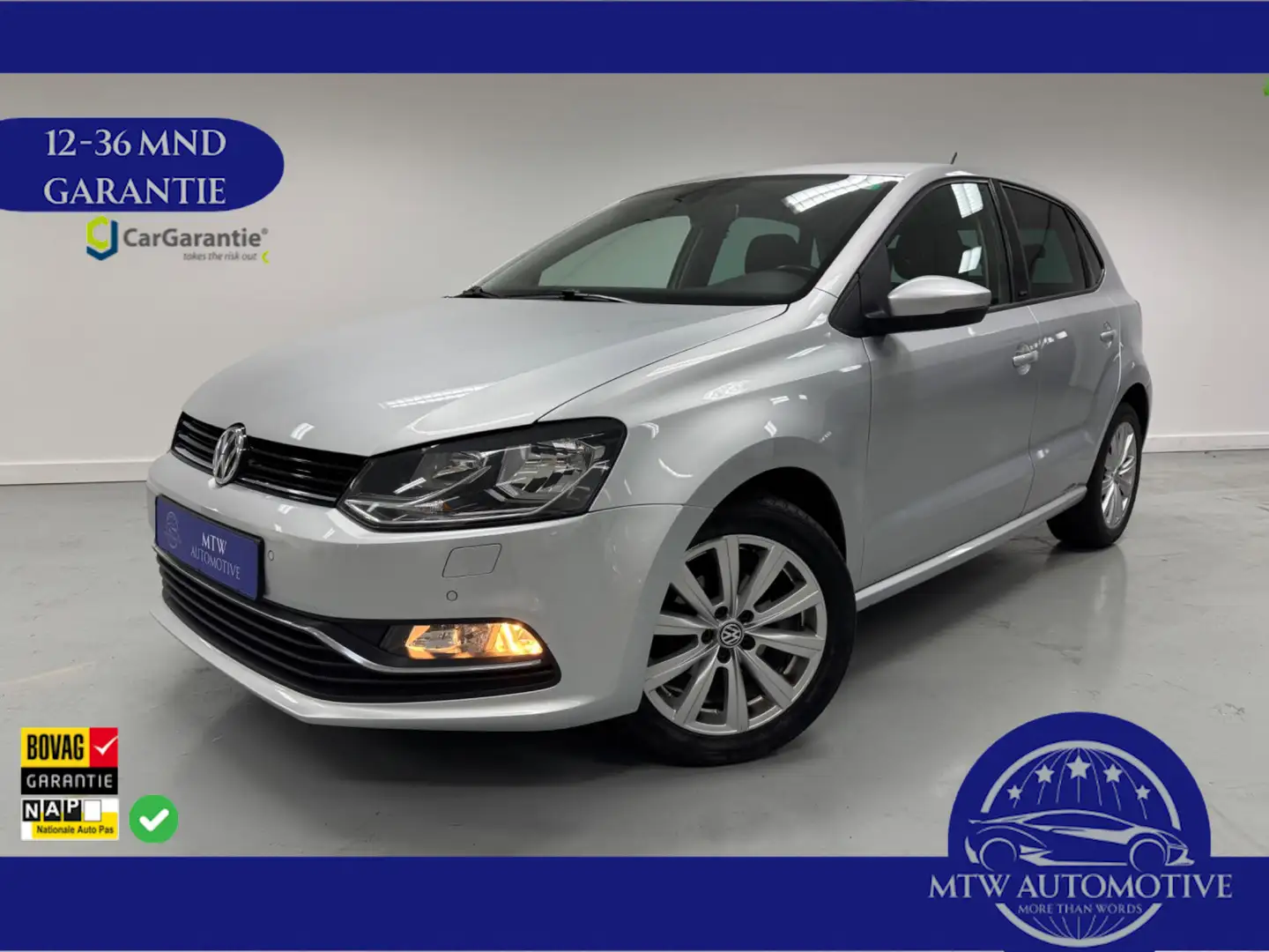 Volkswagen Polo 1.0 75-PK / BlUEMOTION / ALL-STAR / FULL OPTIONS Argent - 1