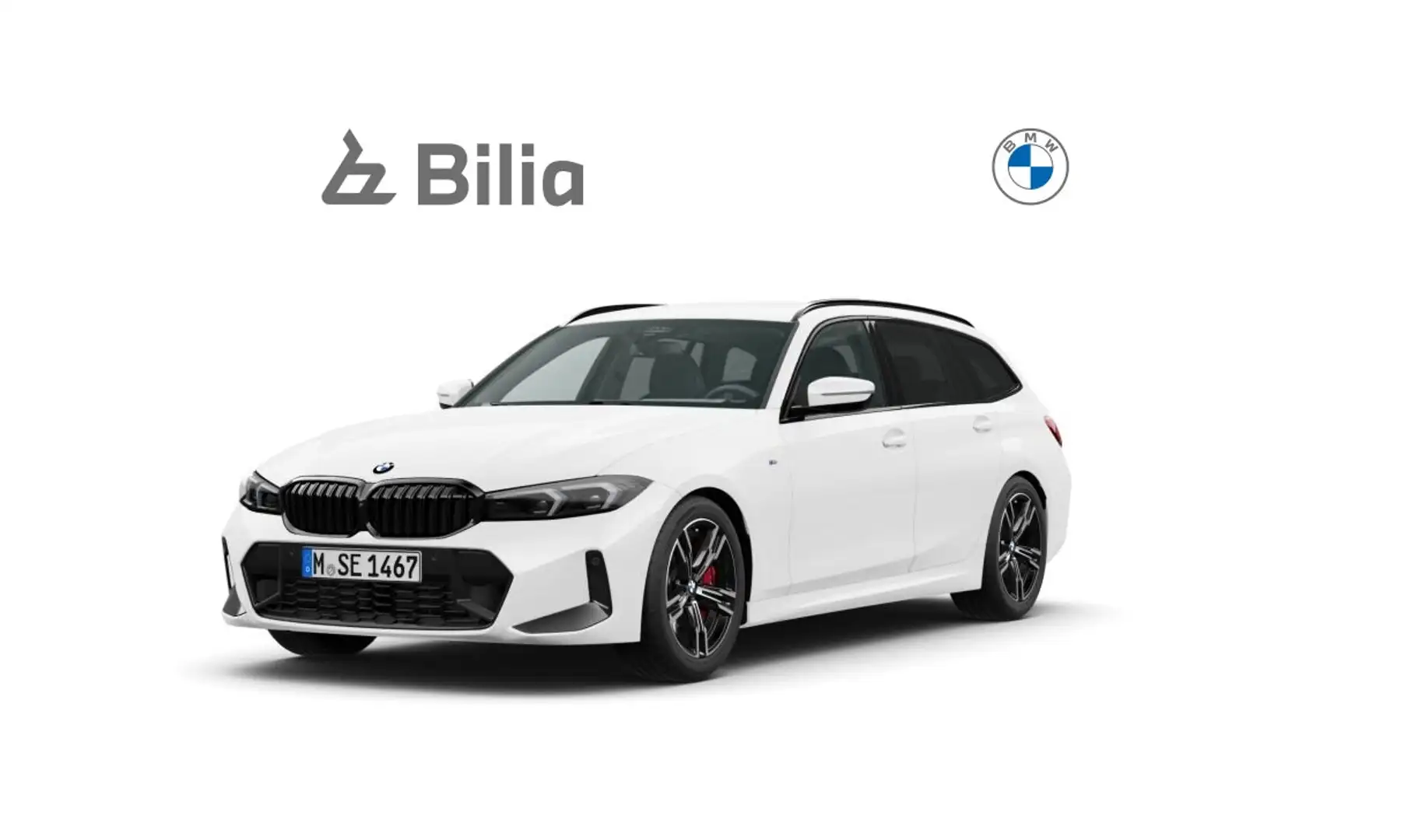 BMW 318 d M Sport Blanc - 1
