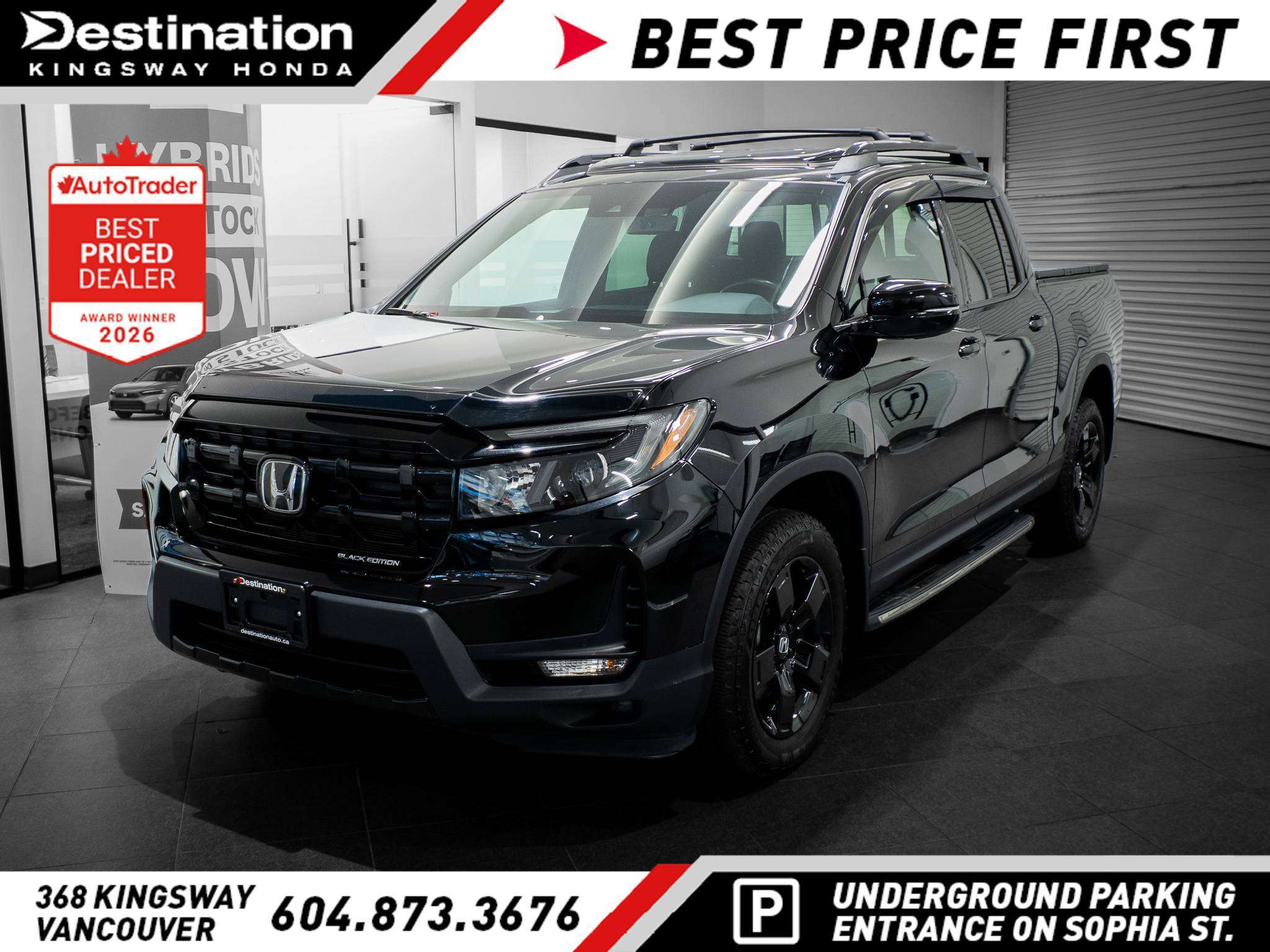  2024 Honda Ridgeline Black Edition AWD   