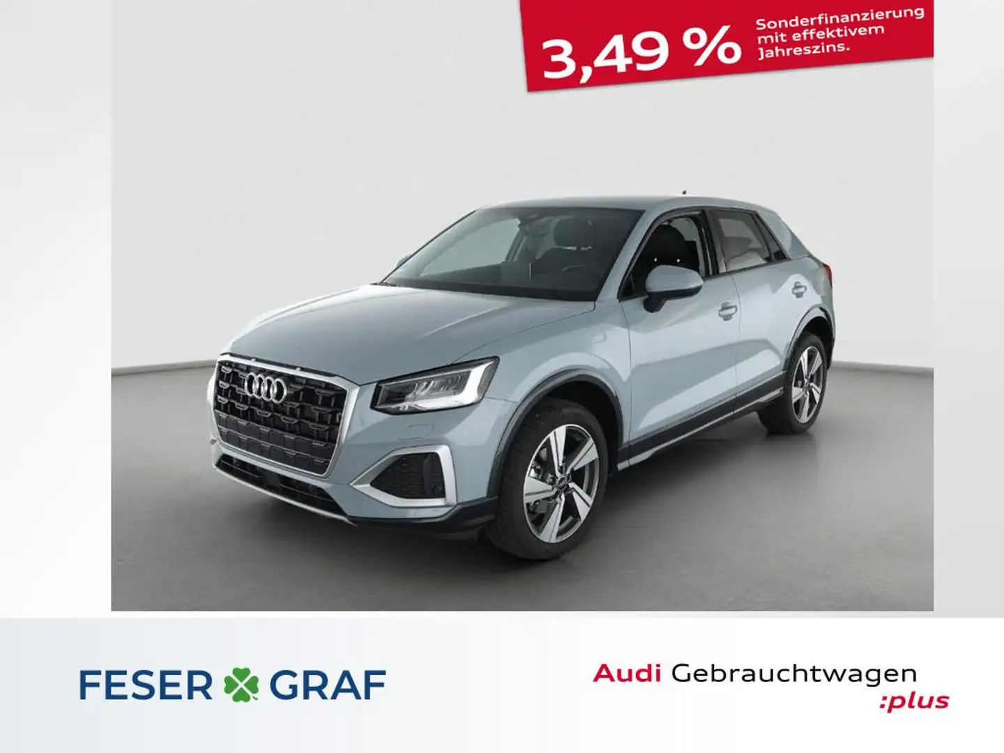Audi Q2 Advanced 35 TFSI S tronic AHK RFK Navi ACC Grau - 1