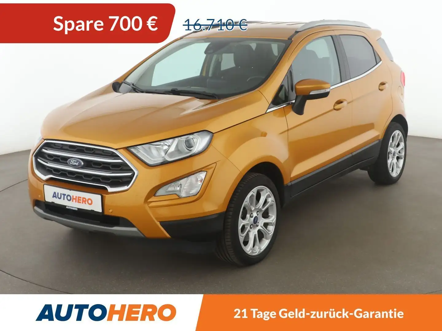 Ford EcoSport 1.5 TDCi EcoBlue Titanium*NAVI*TEMPO*CAM* Gelb - 1