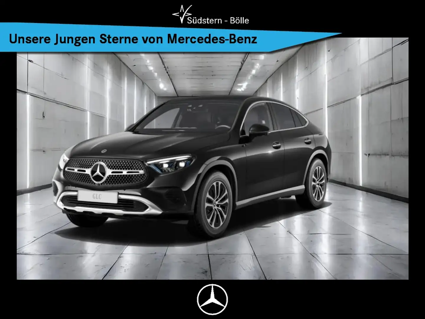 Mercedes-Benz GLC 220 d 4M Cpé AVANTG.ADV.PLUS+PANO+AHK+DISTR. Schwarz - 1