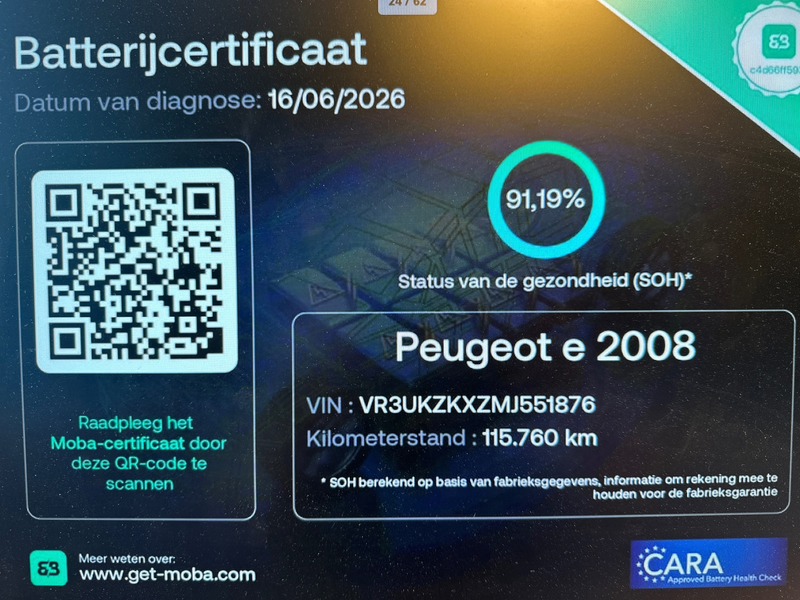 Peugeot e-2008 EV GT Pack 50 kWh PANO CAMERA SOH 91% FASE 3 DEALE — photo 2