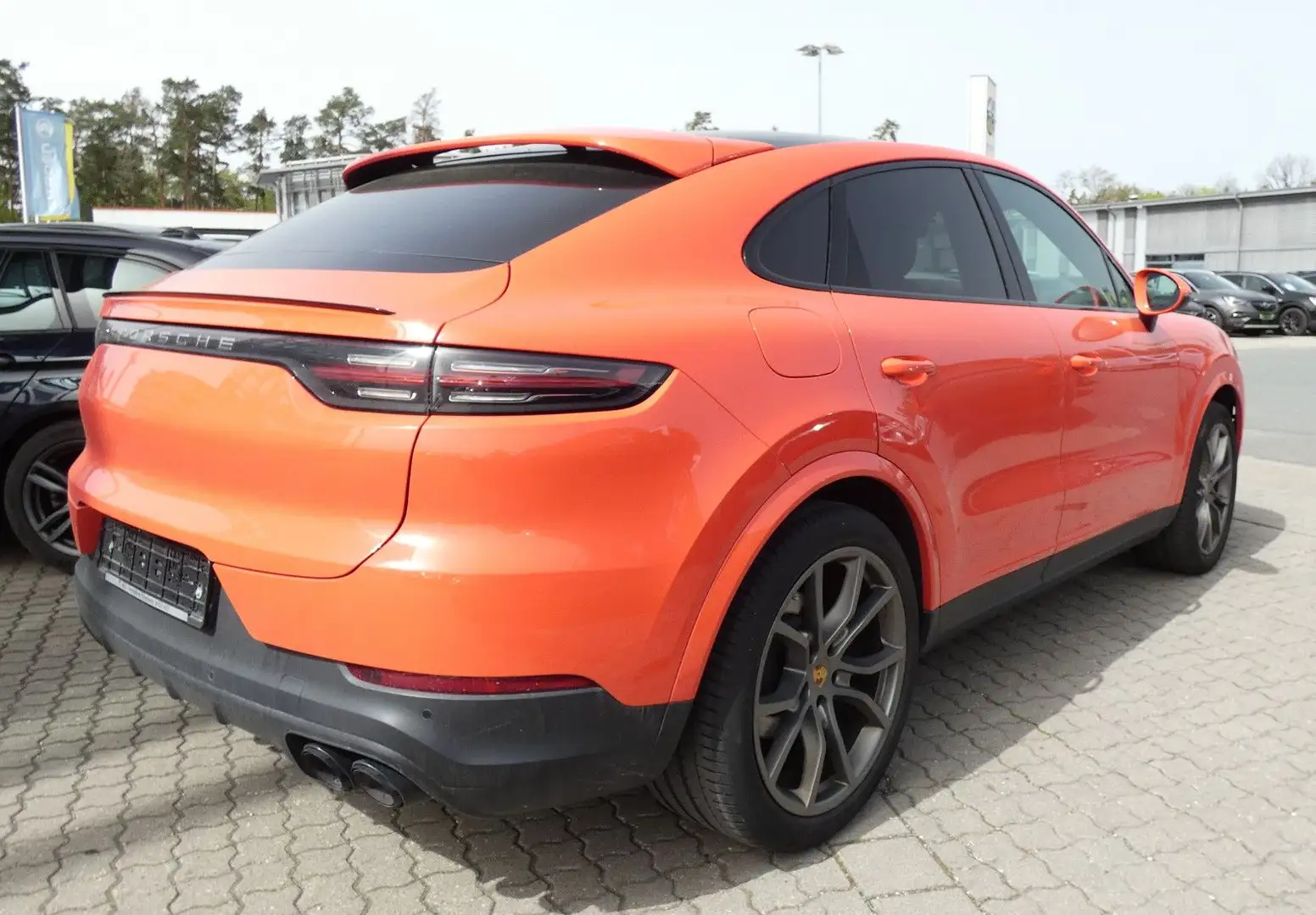 Porsche Cayenne Coupé  Panorama Leder Navi Orange - 2