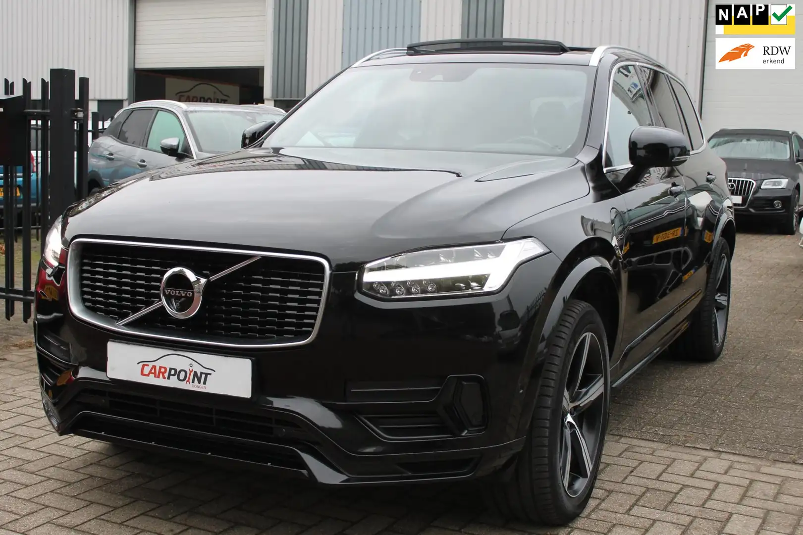 Volvo XC90 2.0 T8 Twin Engine AWD R-Design Pano 360 ACC 408PK Noir - 1