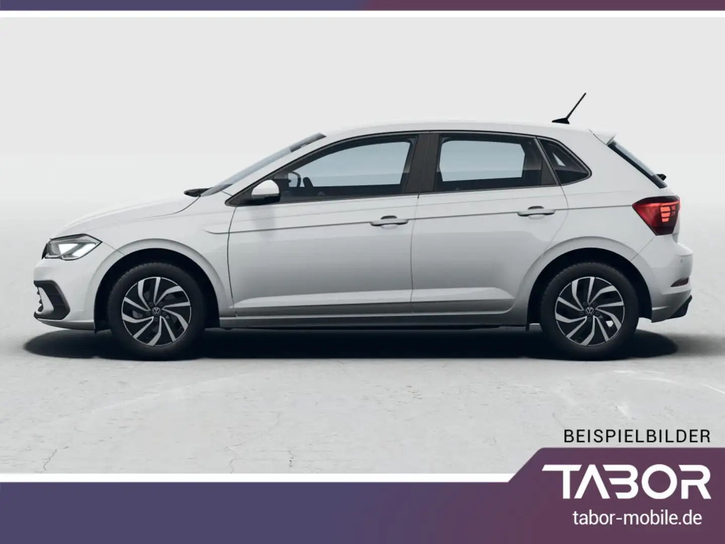 Volkswagen Polo 1.0 TSI 80 LED LM15Z AppCo DigCo PDC LaneAs Bianco - 2