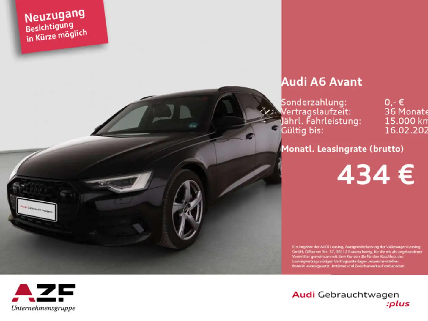 Audi A6 45 TDI qu. S tronic advanced AHK+MATRIX Schwarz - 1