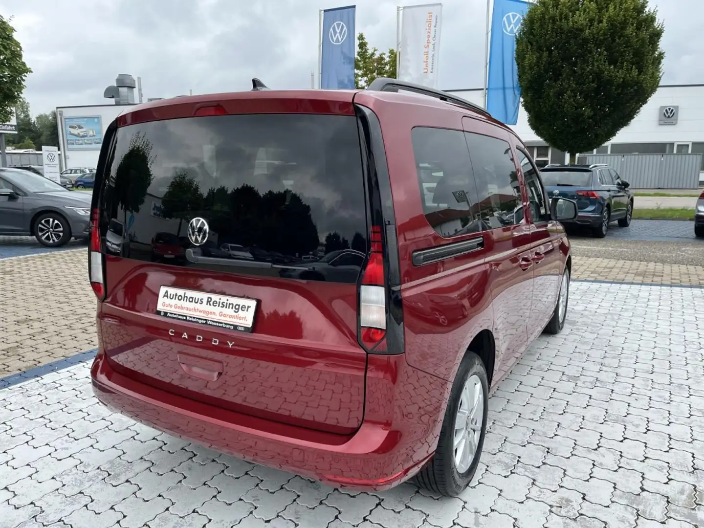 Volkswagen Caddy 2.0 TDI Life (Navi,AHK,Technik Paket,DAB) Klima Rot - 2
