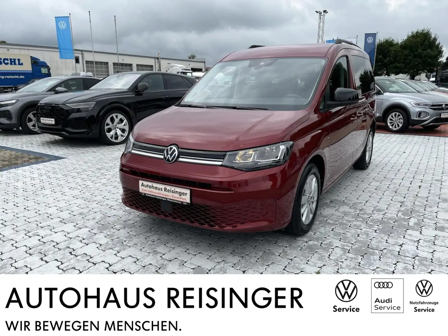 Volkswagen Caddy 2.0 TDI Life (Navi,AHK,Technik Paket,DAB) Klima Rot - 1