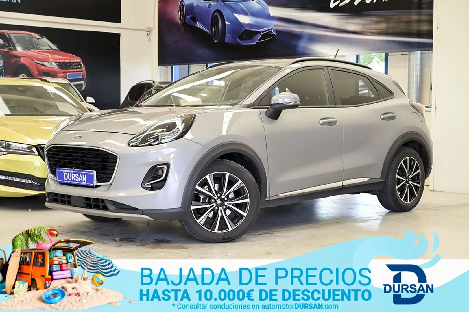 Ford Puma 1.0 EcoBoost 125cv Titanium Design MHEV Gris - 1