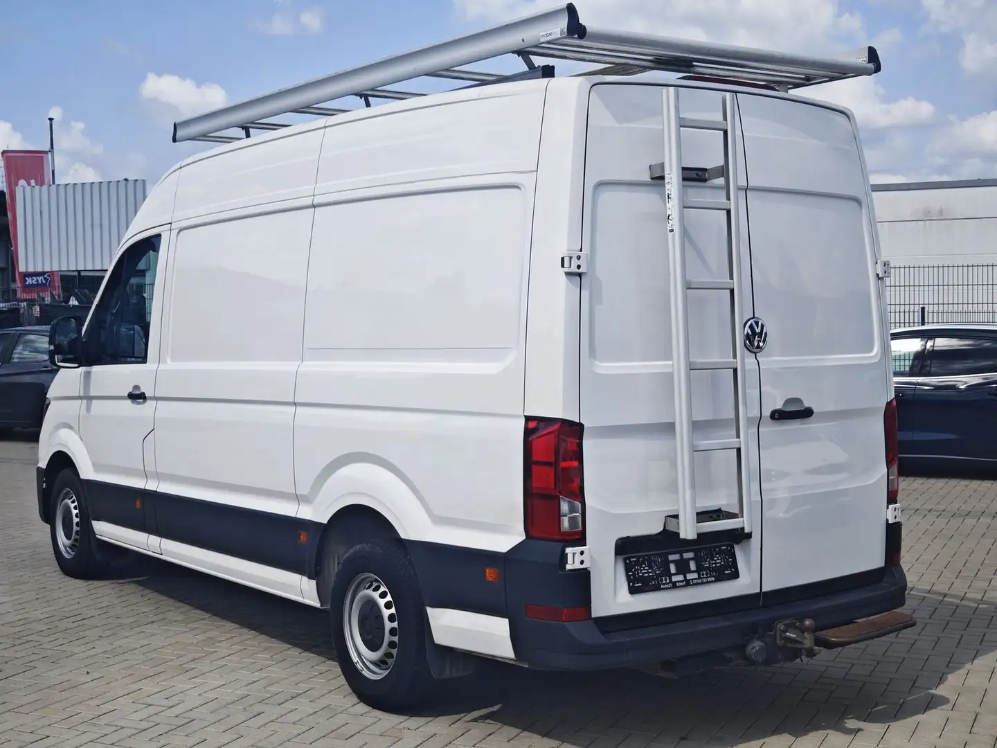 Volkswagen Crafter Kasten L3H3 3-Sitzer Navi AHK Klima Weiß - 2
