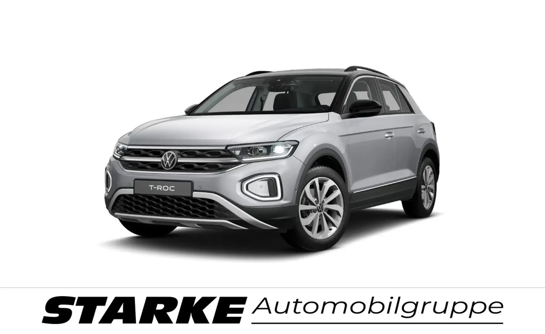 Volkswagen T-Roc 1.5 TSI DSG Style RFK AHK Navi Grau - 1
