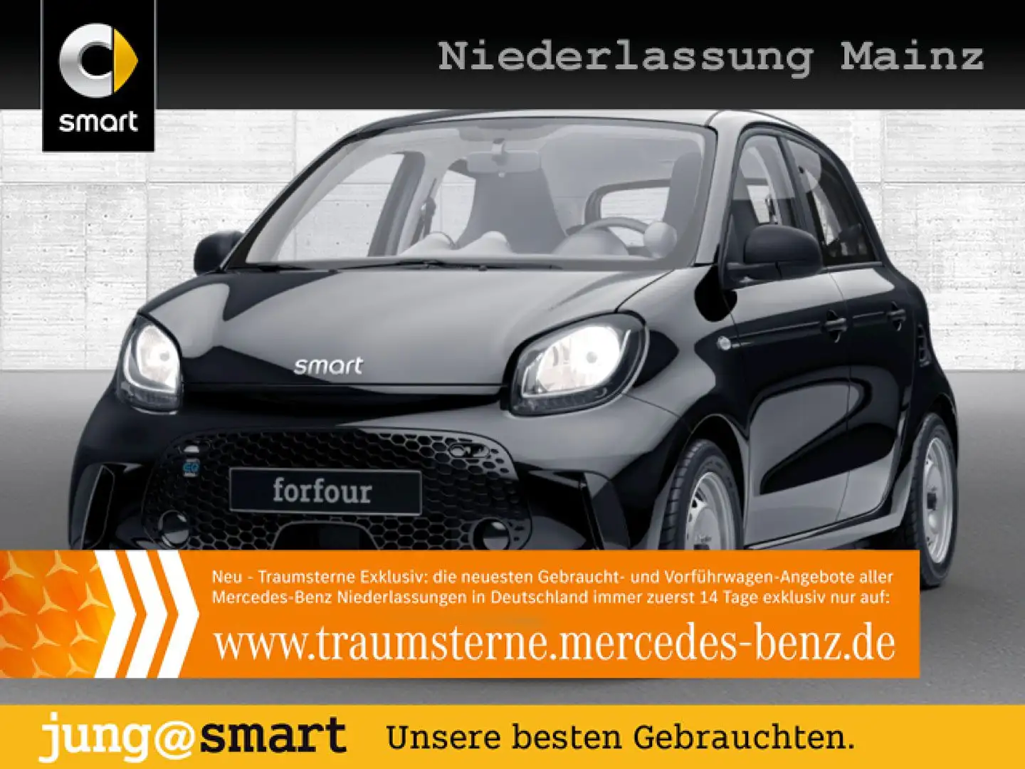 smart forFour EQ 60kWed cool&Audio SHZ Dig Radio Tempom Schwarz - 1