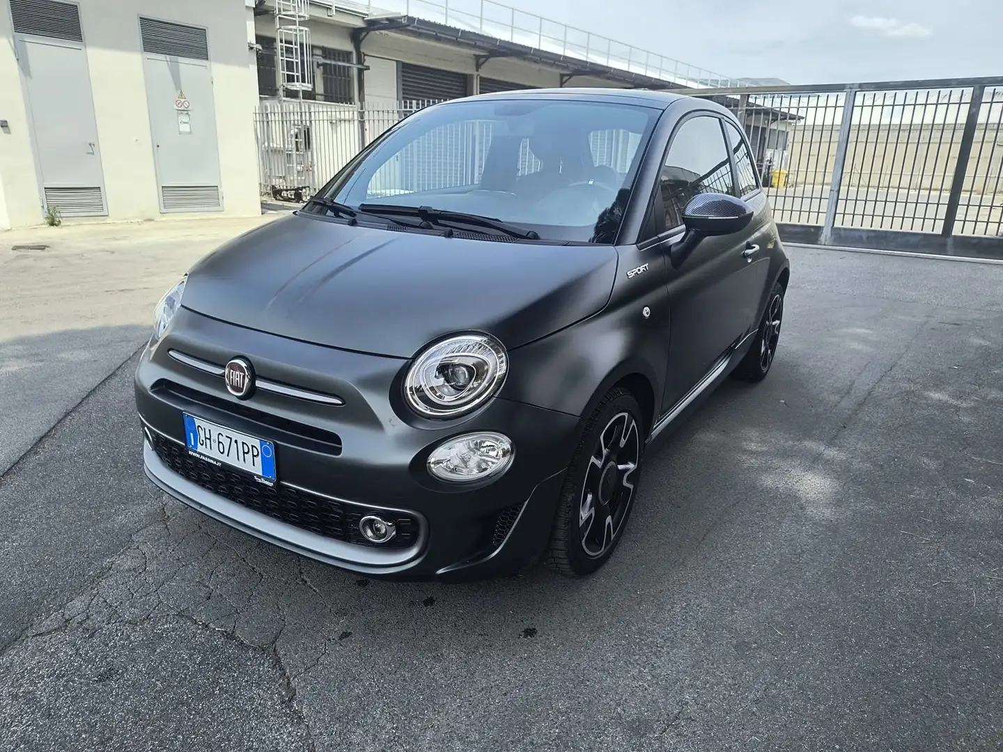 Fiat 500 500 1.0 hybrid Sport 70cv CON TETTO APRIBILE Groen - 1