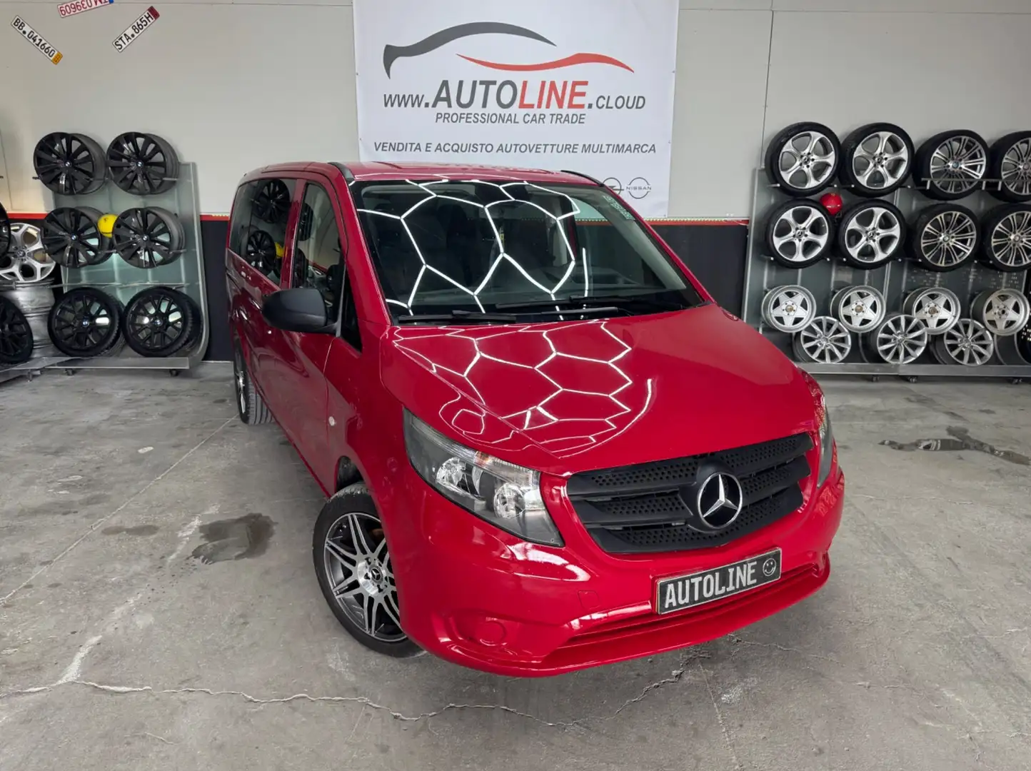 Mercedes-Benz Vito 1.6 111 CDI PC Tourer Base Compact Rosso - 2