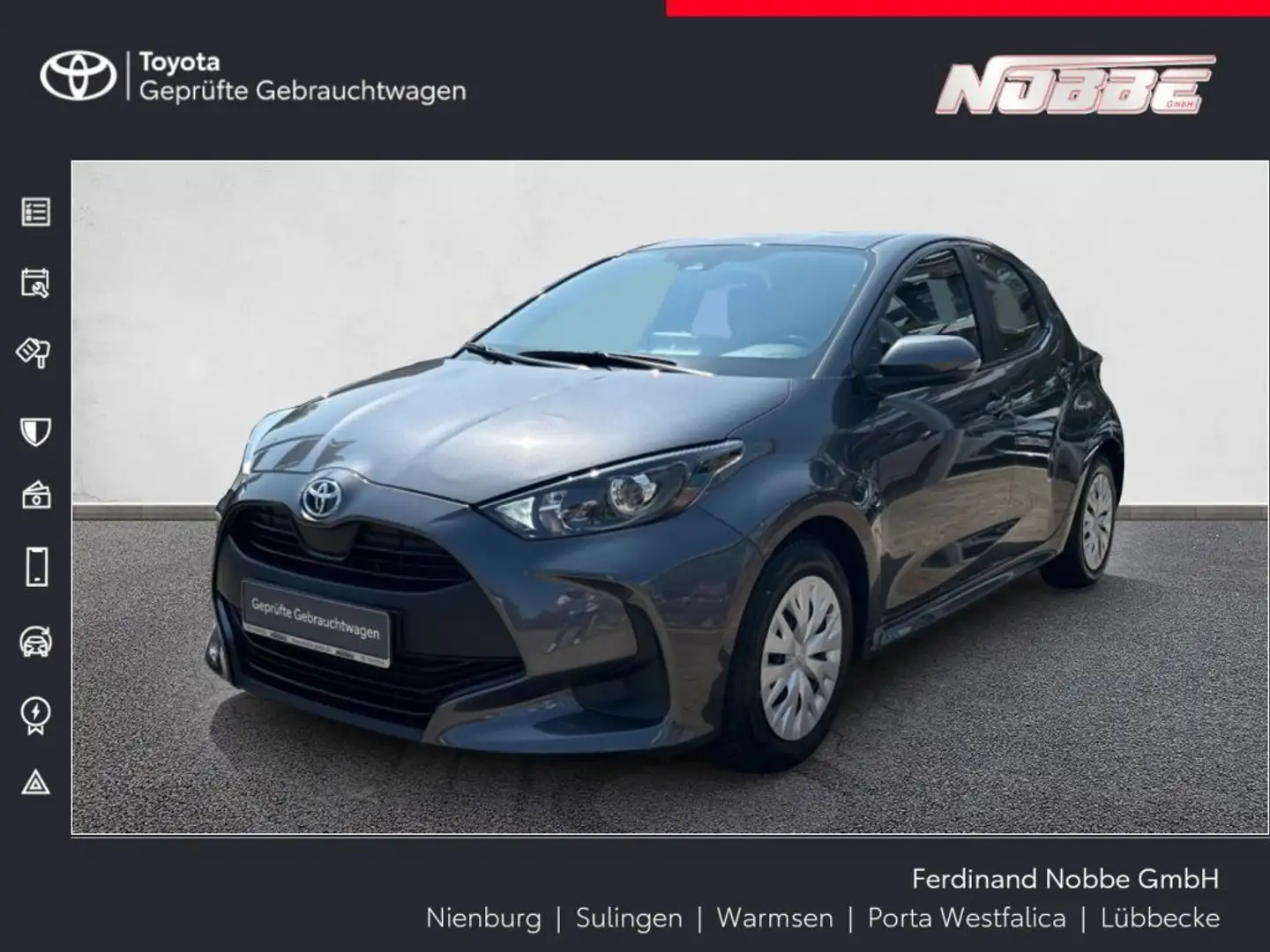 Toyota Yaris Hybrid 1.5 VVT-i Comfort Grau - 1