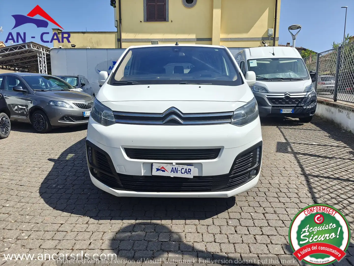 Citroen Spacetourer 2.0 HDi aut. 8 posti tetto-pelle-retrocamera Bianco - 2